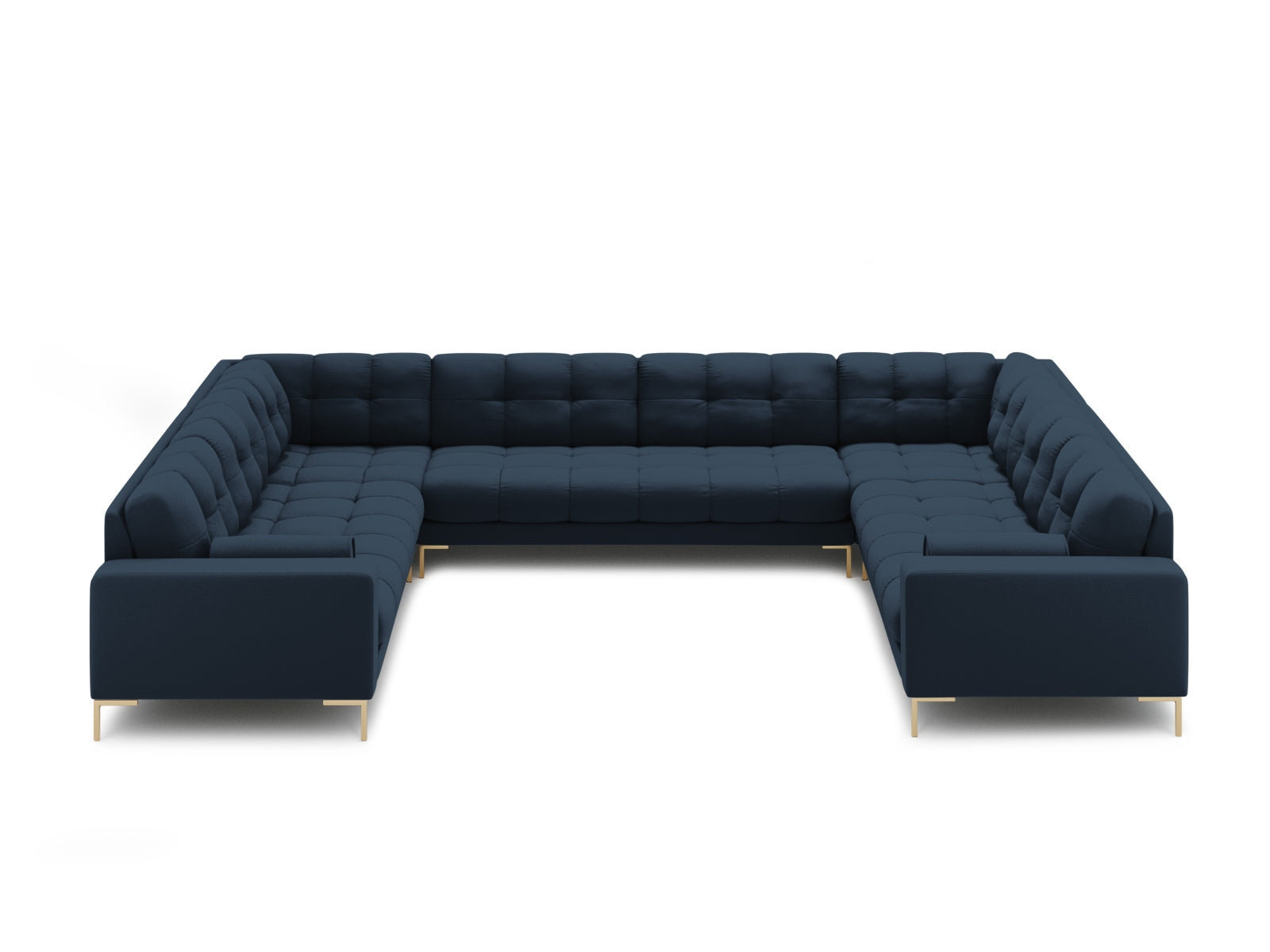 9-Sitzer Panoramic Sofa Bali in Blue-Neve präsentiert im Onlineshop von KAQTU Design AG. Ecksofa ist von Cosmopolitan Design