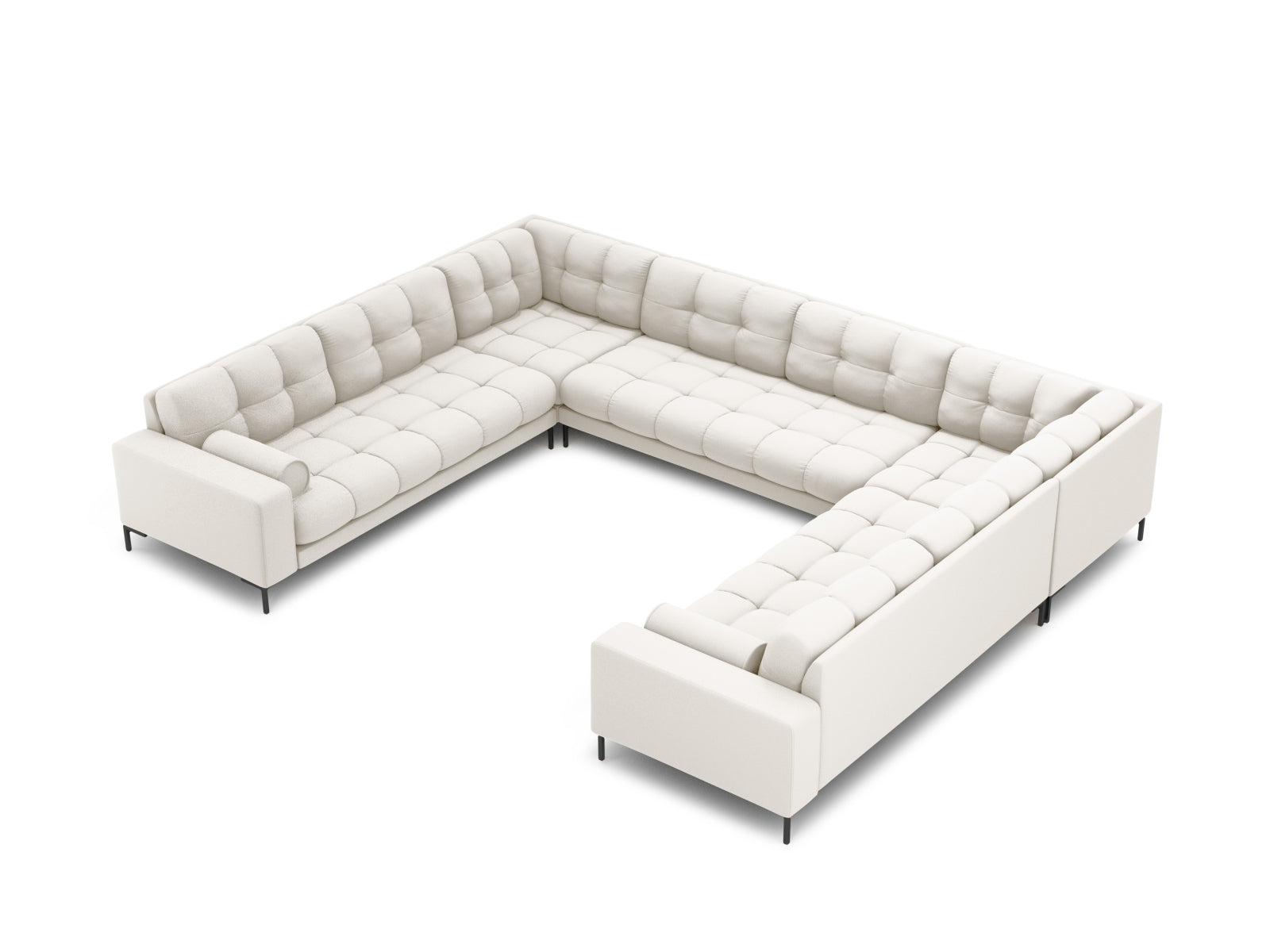 9-Sitzer Panoramic Sofa Bali in Light Beige-Neve präsentiert im Onlineshop von KAQTU Design AG. Ecksofa ist von Cosmopolitan Design