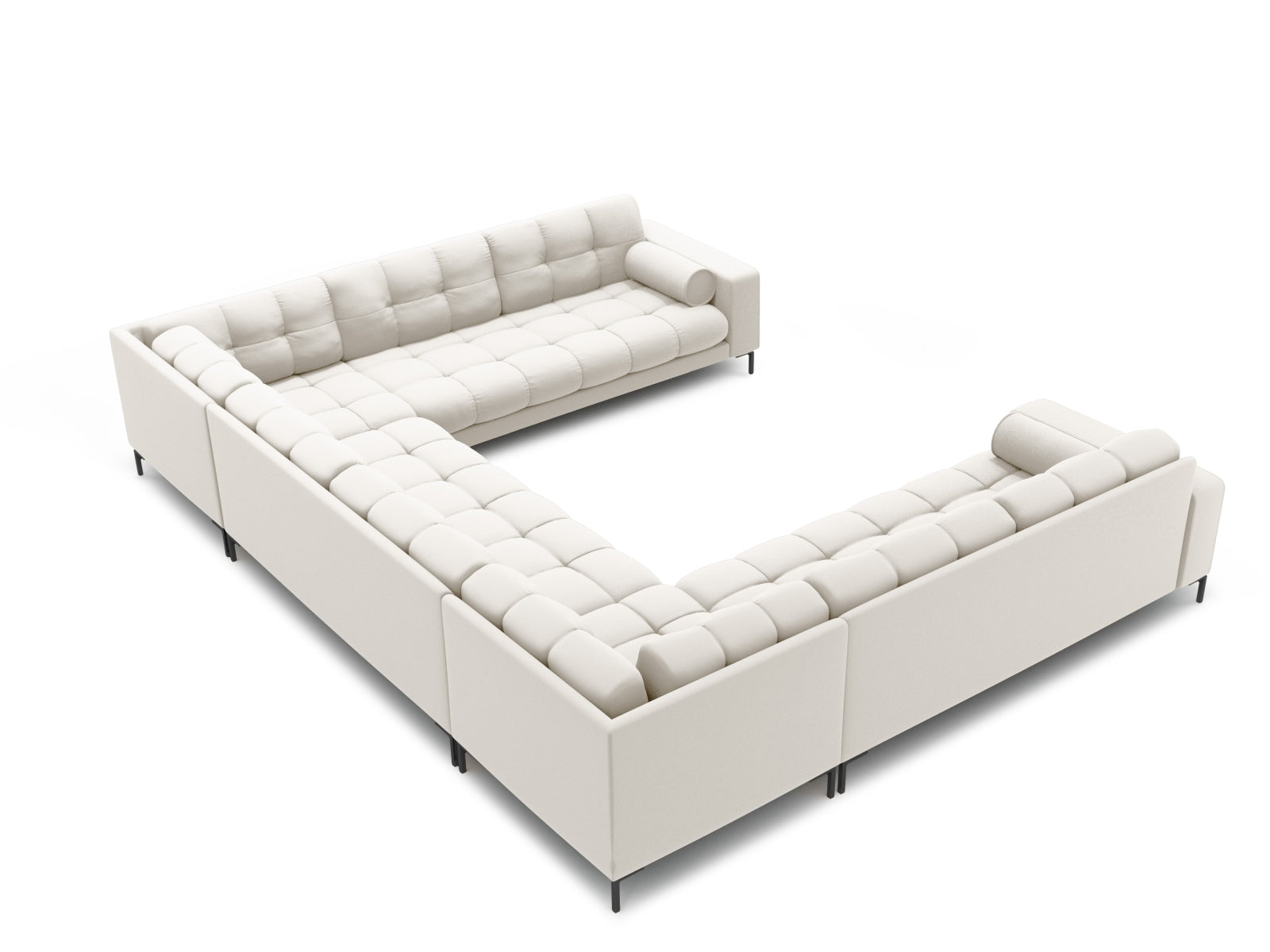 9-Sitzer Panoramic Sofa Bali in Light Beige-Neve präsentiert im Onlineshop von KAQTU Design AG. Ecksofa ist von Cosmopolitan Design