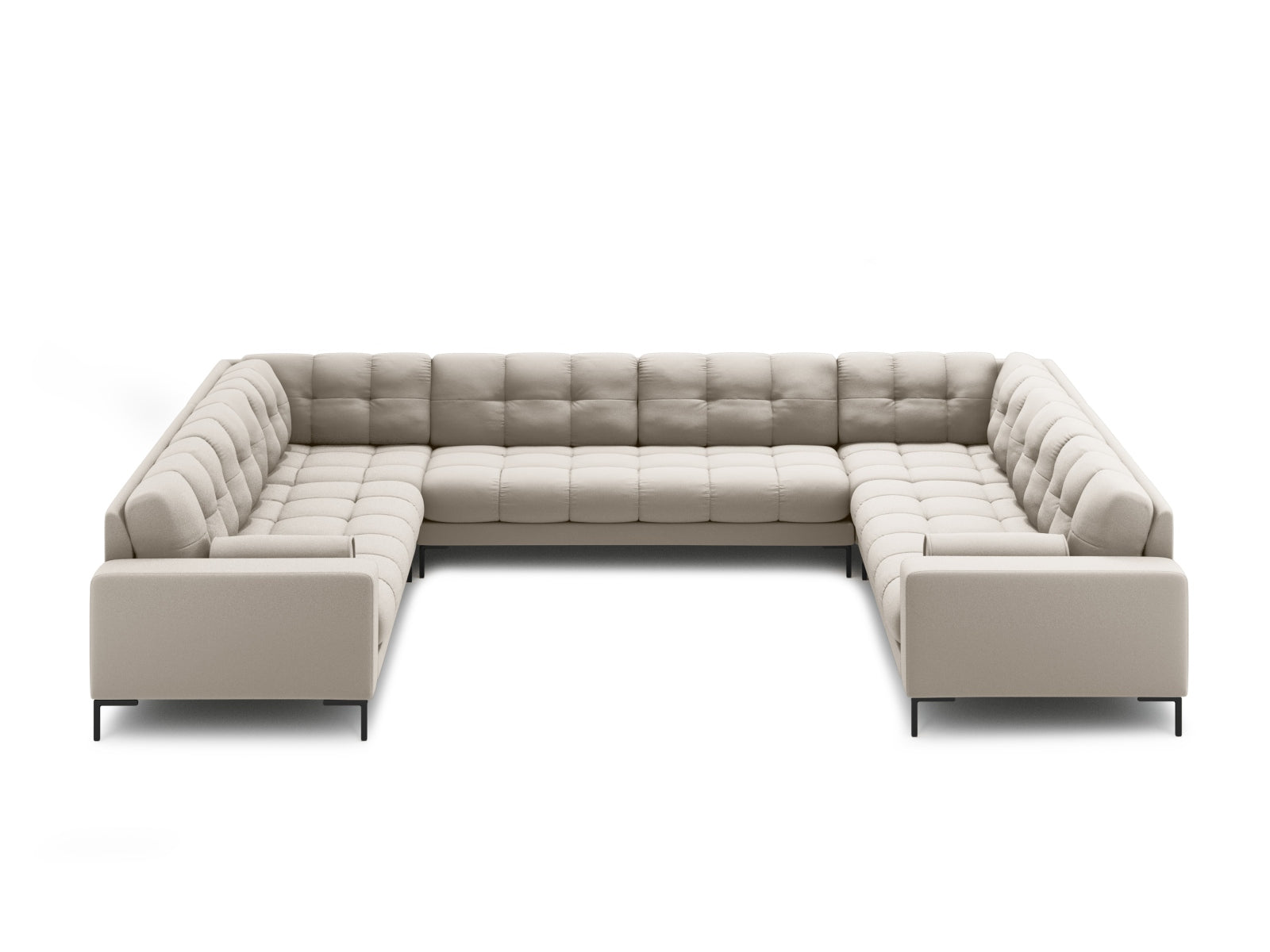 9-Sitzer Panoramic Sofa Bali in Beige-Neve präsentiert im Onlineshop von KAQTU Design AG. Ecksofa ist von Cosmopolitan Design