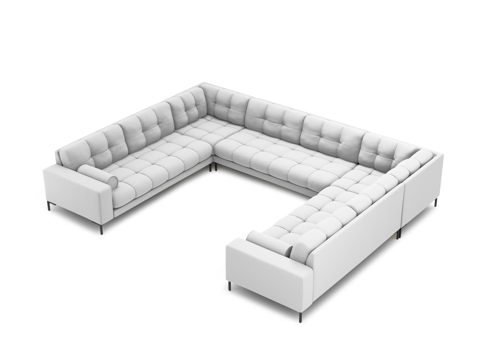 9-Sitzer Panoramic Sofa Bali in Light Grey-Neve präsentiert im Onlineshop von KAQTU Design AG. Ecksofa ist von Cosmopolitan Design