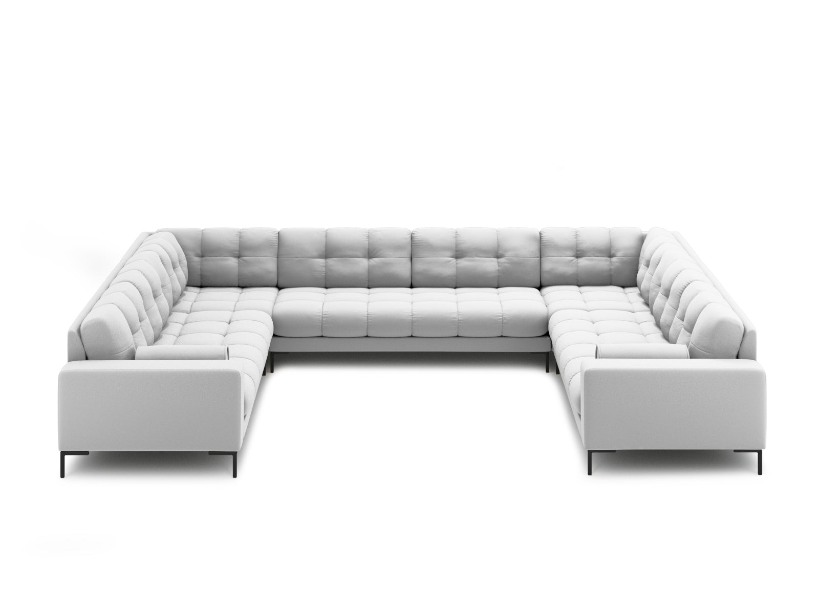 9-Sitzer Panoramic Sofa Bali in Light Grey-Neve präsentiert im Onlineshop von KAQTU Design AG. Ecksofa ist von Cosmopolitan Design