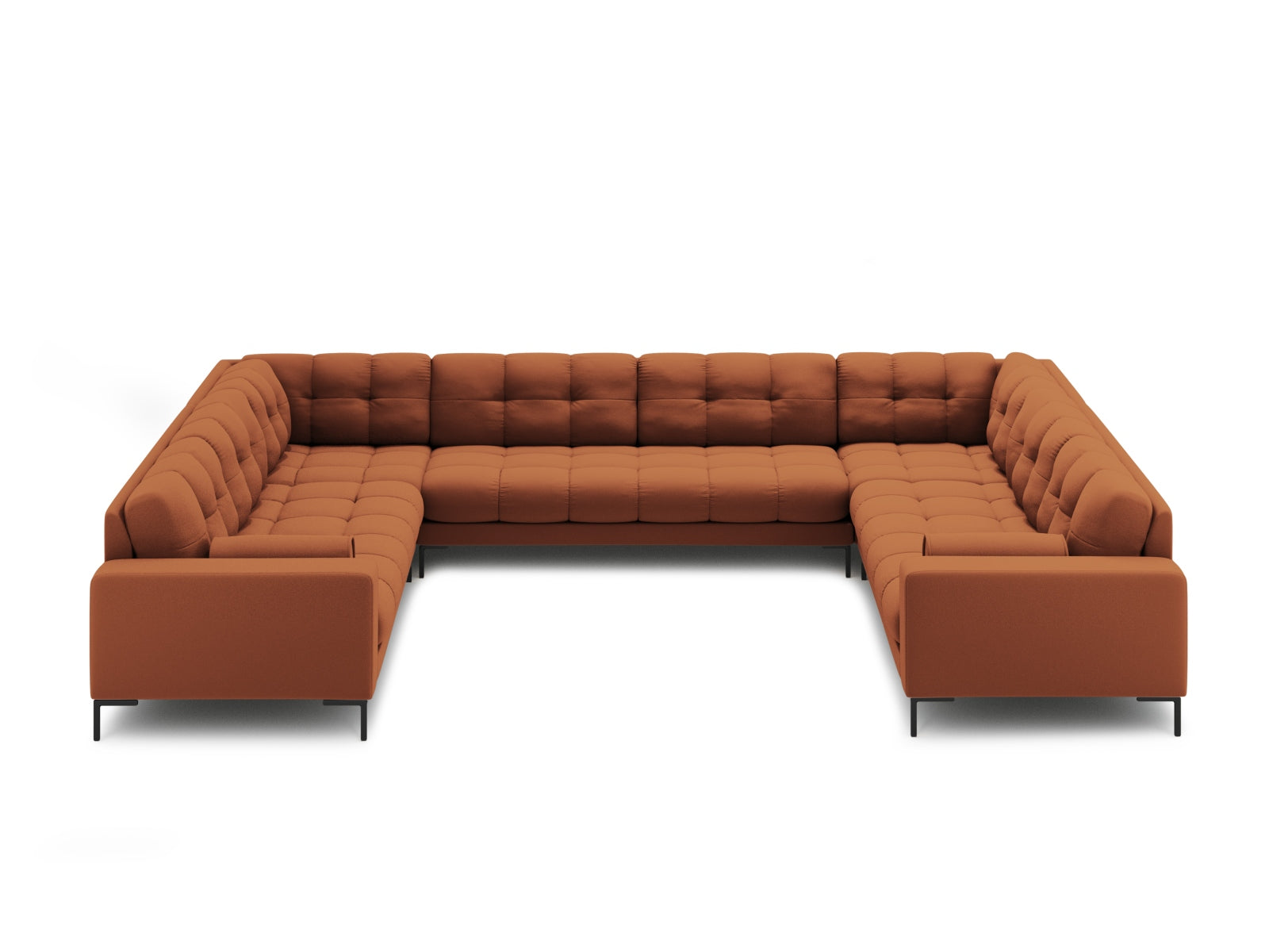 9-Sitzer Panoramic Sofa Bali in Brick-Neve präsentiert im Onlineshop von KAQTU Design AG. Ecksofa ist von Cosmopolitan Design