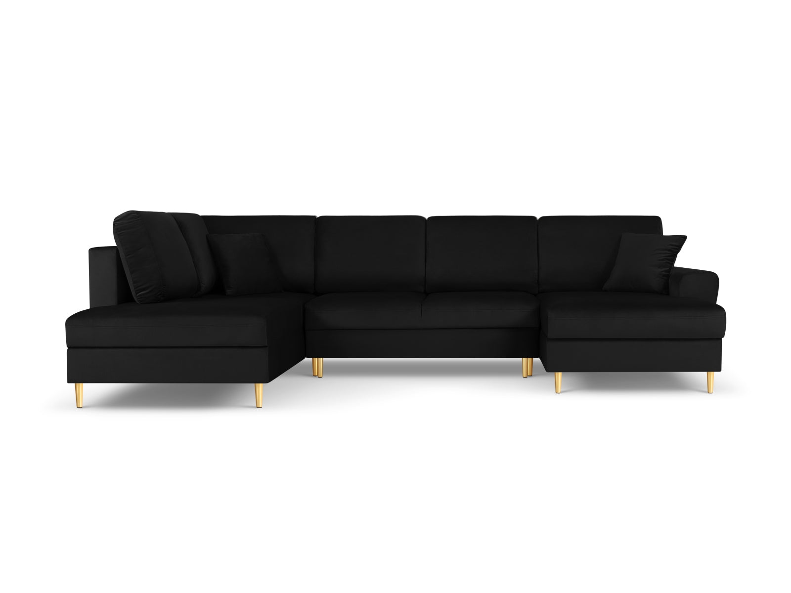 Entdecken Sie das elegante Kyoto Velour Panoramic Ecksofa links mit Stauraum und Schlaffunktion – ideal für stilvolle Wohnräume und Übernachtungsgäste.