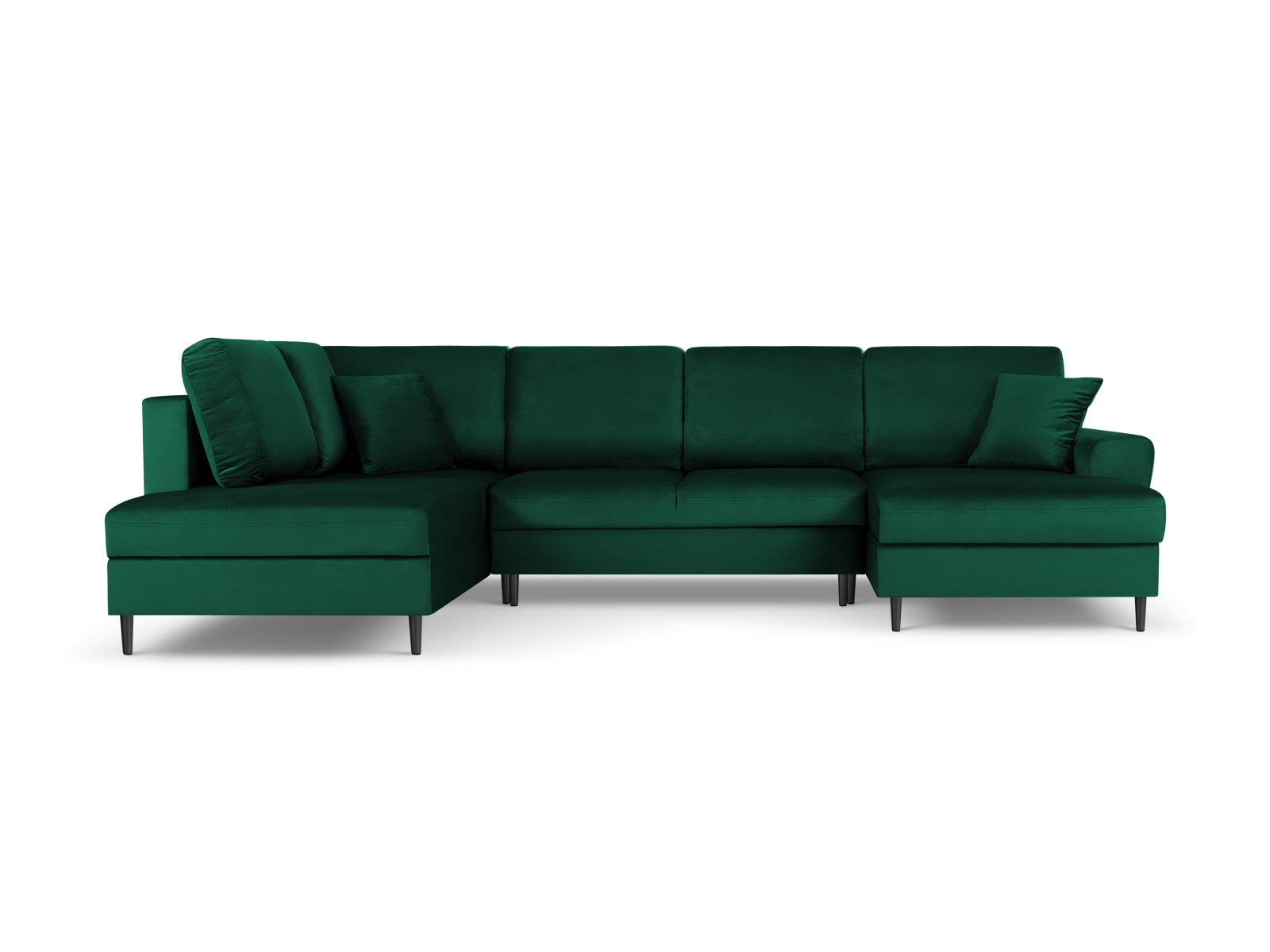 Entdecken Sie das elegante Kyoto Velour Panoramic Ecksofa links mit Stauraum und Schlaffunktion – ideal für stilvolle Wohnräume und Übernachtungsgäste.