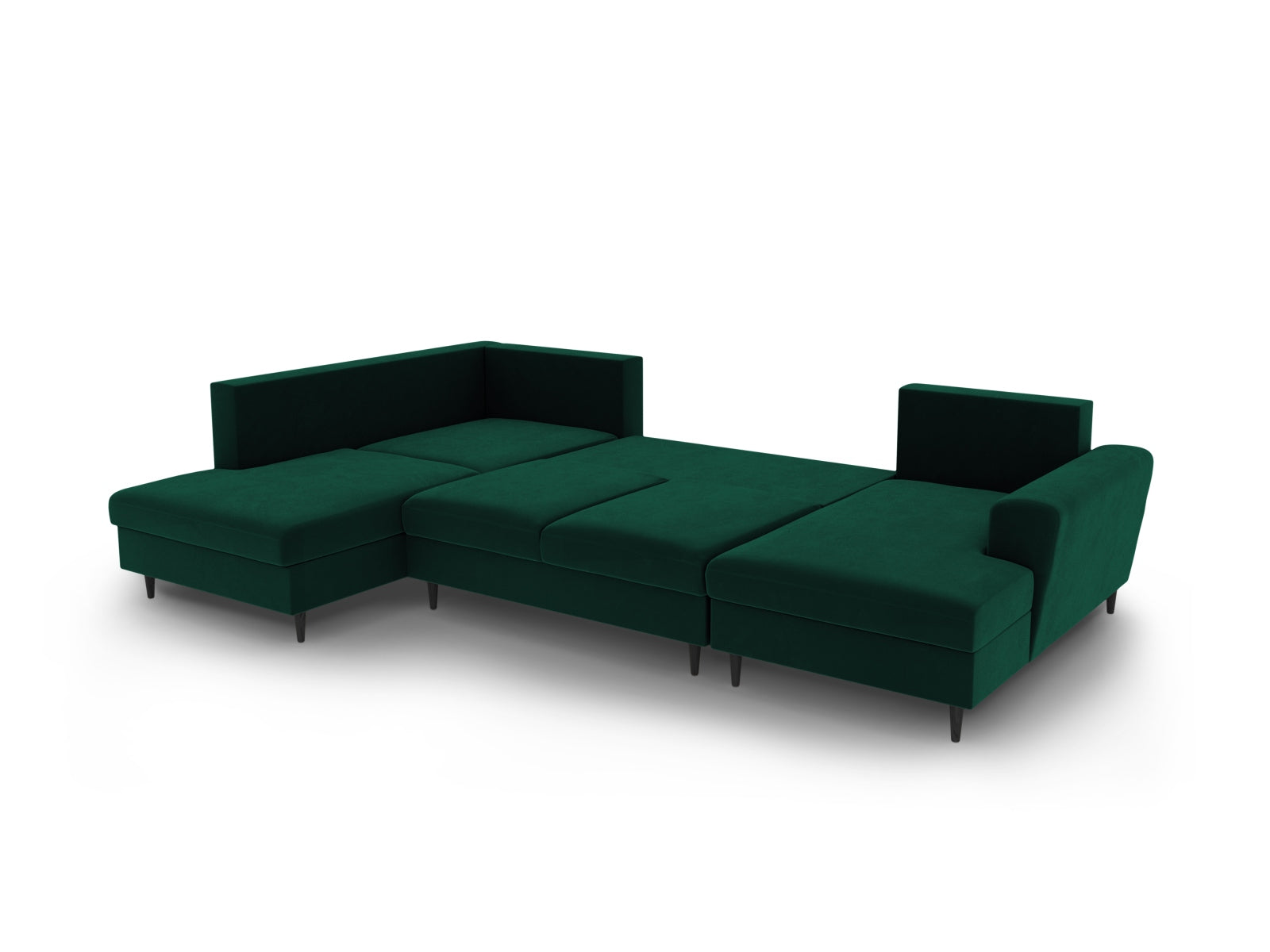 Entdecken Sie das Kyoto Velour Panoramic Sofa: ein stilvolles 7-Sitzer-Modell mit cleverem Stauraum und komfortabler Schlaffunktion für Ihr Zuhause.