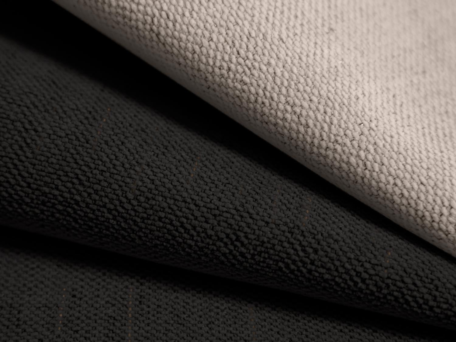Oslo Panoramic Ecksofa links 7 Sitzer in Black, Grey Beige Melange präsentiert im Onlineshop von KAQTU Design AG. Ecksofa links ist von Cosmopolitan Design