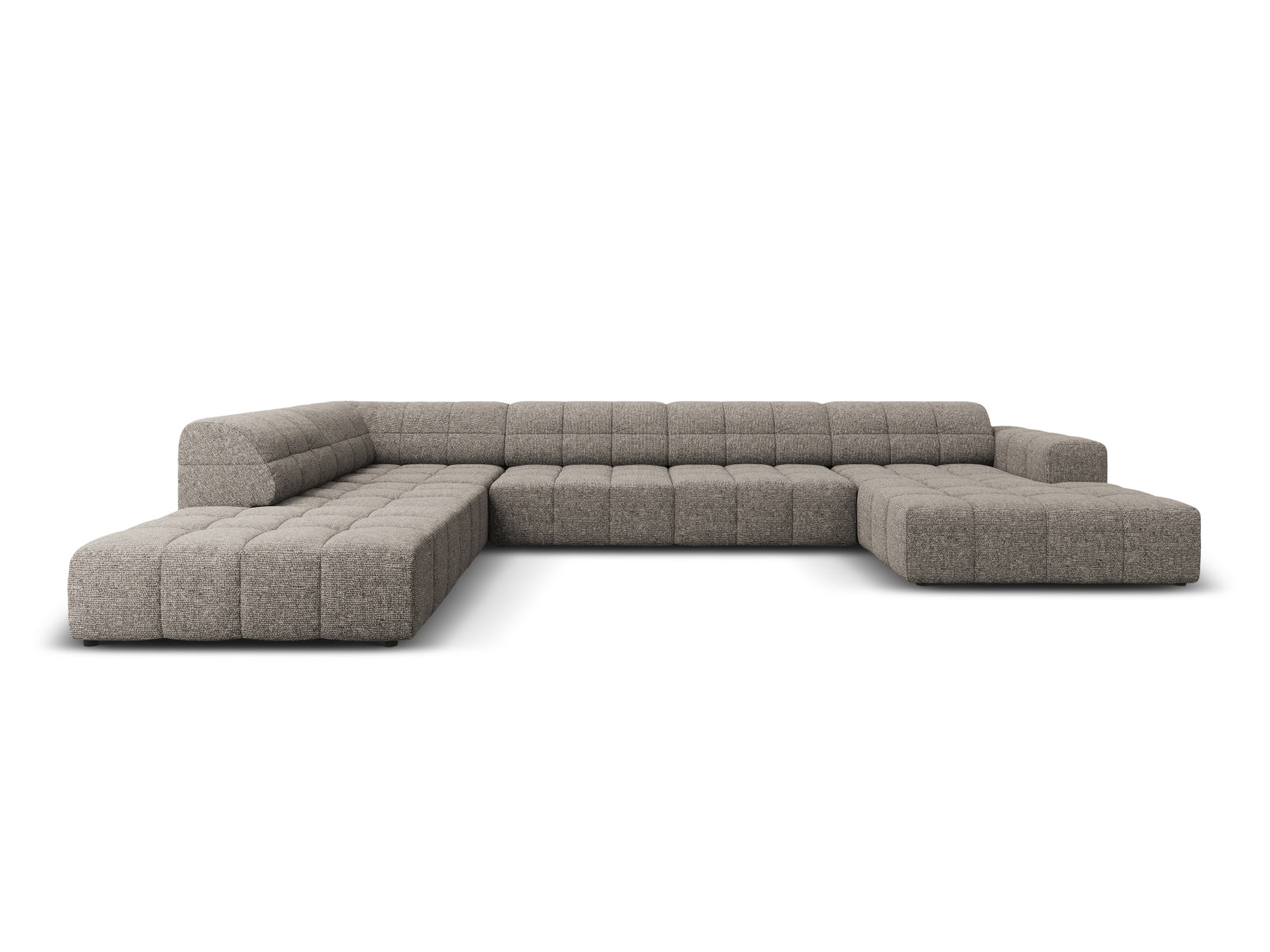 Chicago Panoramic Ecksofa links 7 Sitzer 262cm in Grey-Haga präsentiert im Onlineshop von KAQTU Design AG. Ecksofa links ist von Cosmopolitan Design