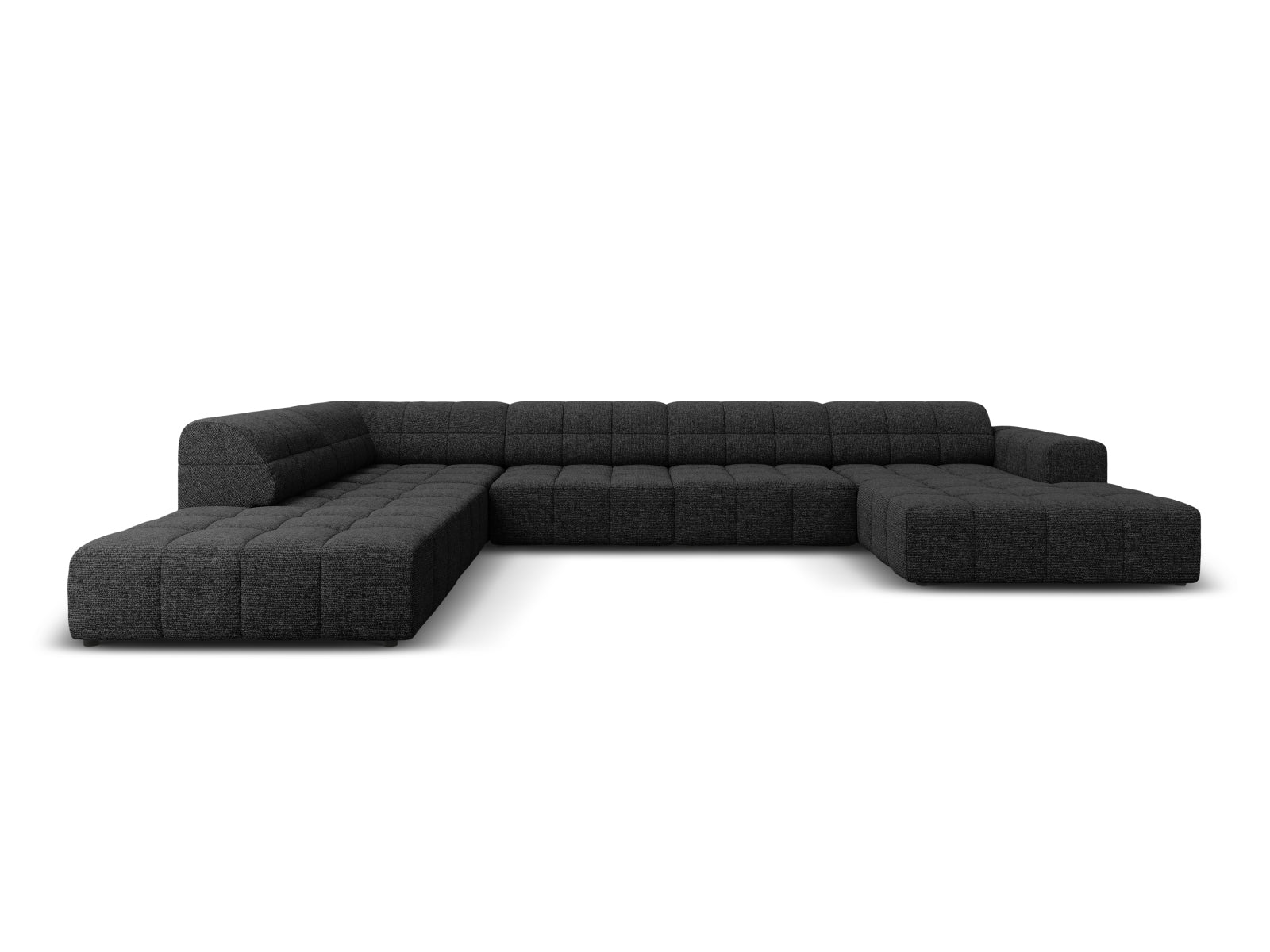 Chicago Panoramic Ecksofa links 7 Sitzer 262cm in Black-Haga präsentiert im Onlineshop von KAQTU Design AG. Ecksofa links ist von Cosmopolitan Design