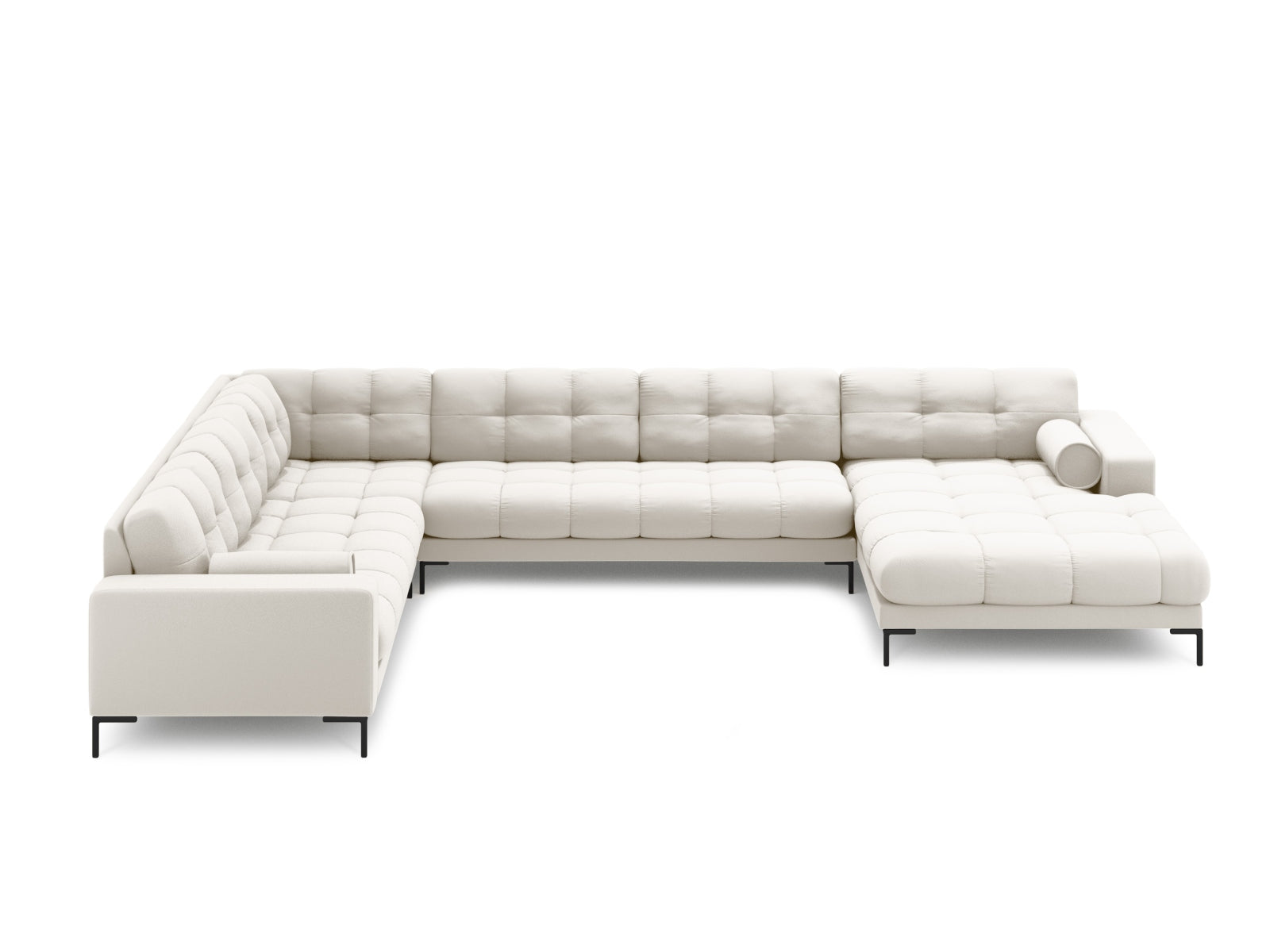 7-Sitzer Ecksofa links Panoramic Bali in Light Beige-Neve präsentiert im Onlineshop von KAQTU Design AG. Ecksofa links ist von Cosmopolitan Design