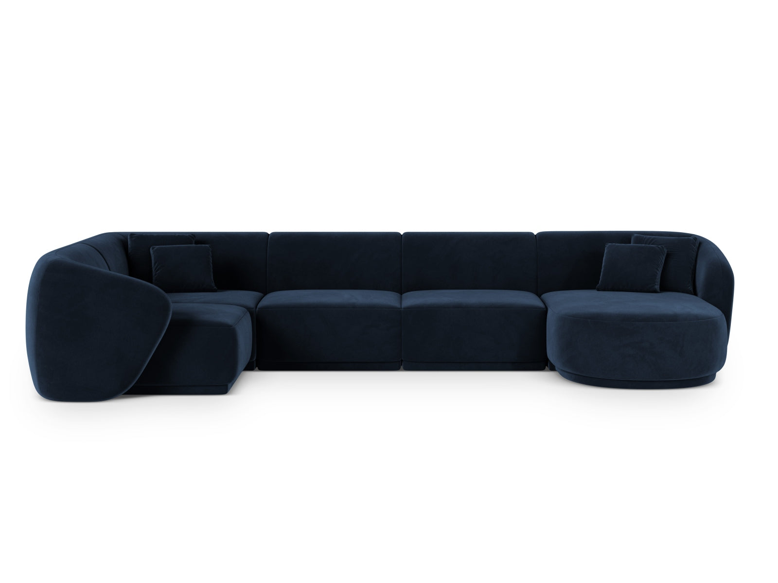 6-Sitzer Panoramic Ecksofa links Gomera in Royal Blue-Salvador präsentiert im Onlineshop von KAQTU Design AG. Ecksofa links ist von Cosmopolitan Design