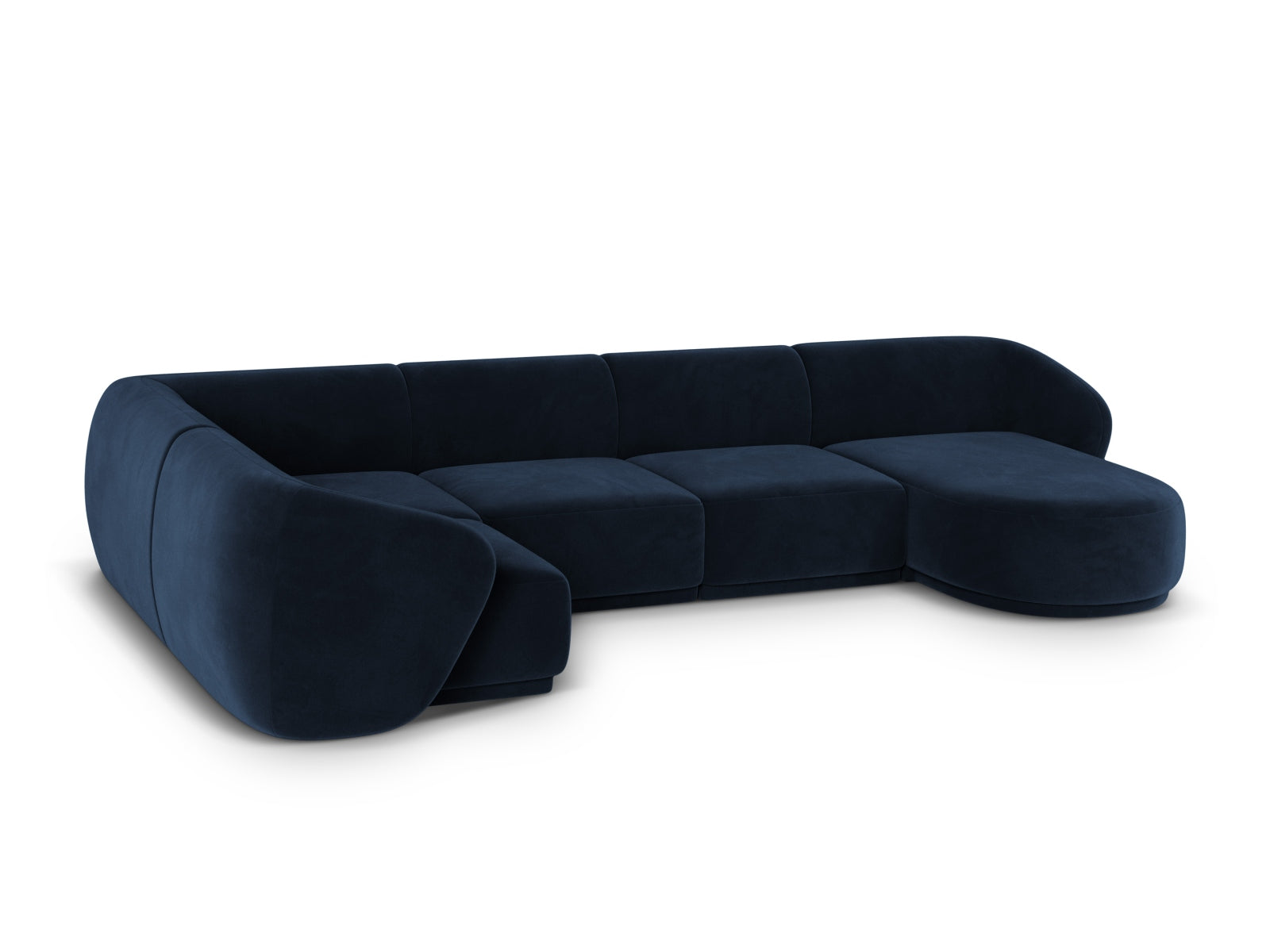 6-Sitzer Panoramic Ecksofa links Gomera in Royal Blue-Salvador präsentiert im Onlineshop von KAQTU Design AG. Ecksofa links ist von Cosmopolitan Design
