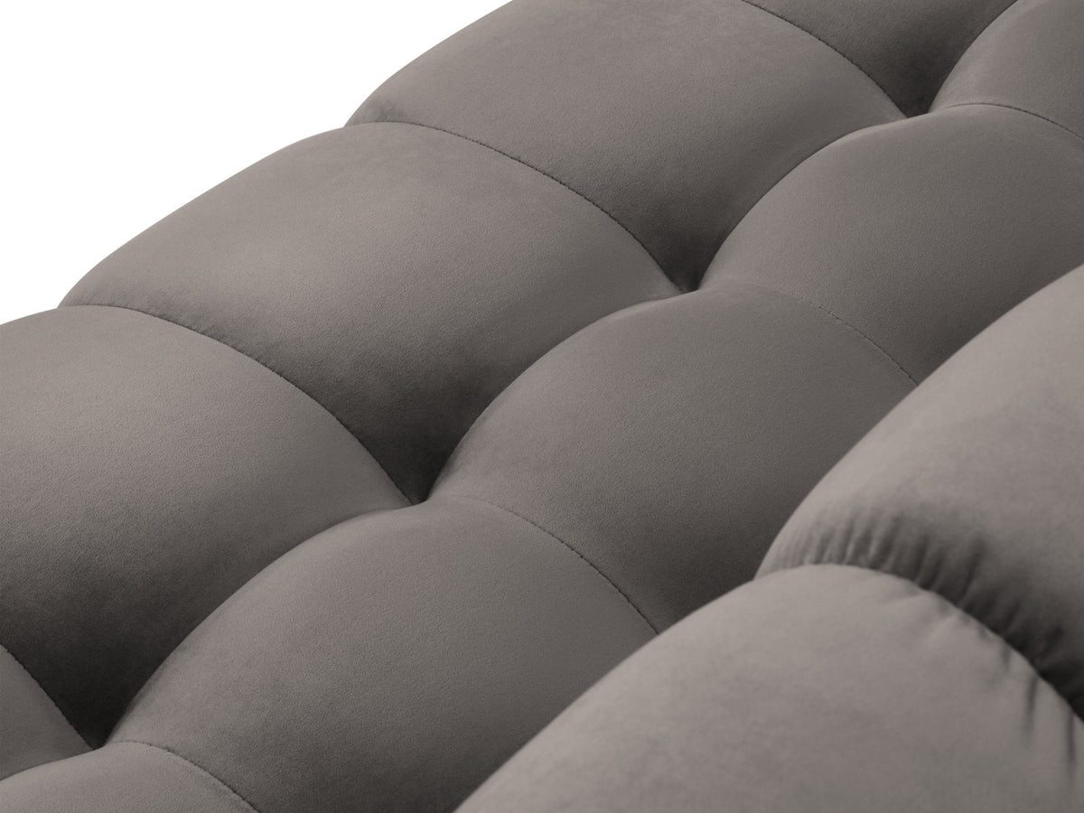 7-Sitzer Panoramic Ecksofa links Bali in Light Grey-Bluvel präsentiert im Onlineshop von KAQTU Design AG. Ecksofa links ist von Cosmopolitan Design