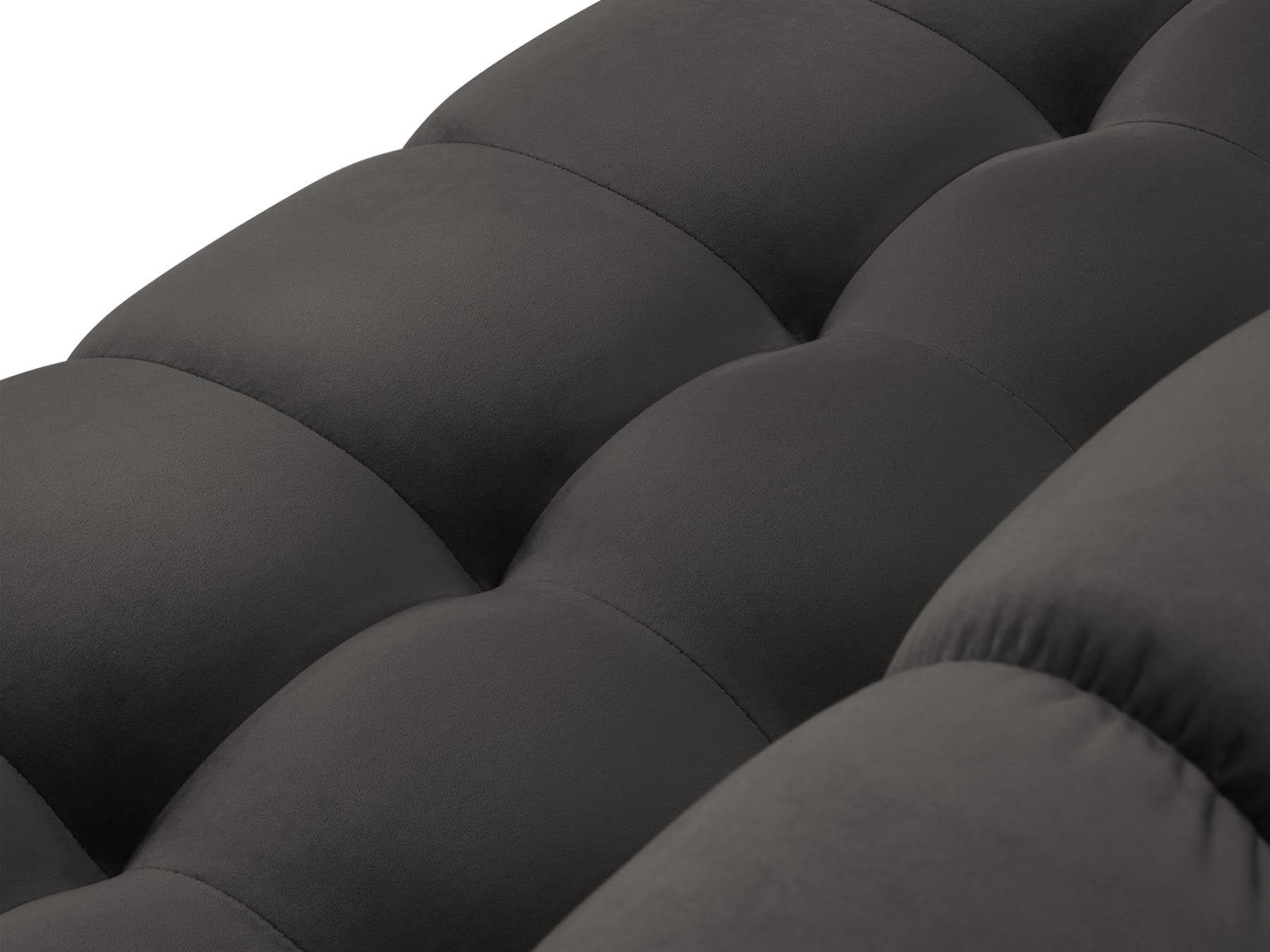 7-Sitzer Panoramic Ecksofa links Bali in Dark Grey-Bluvel präsentiert im Onlineshop von KAQTU Design AG. Ecksofa links ist von Cosmopolitan Design