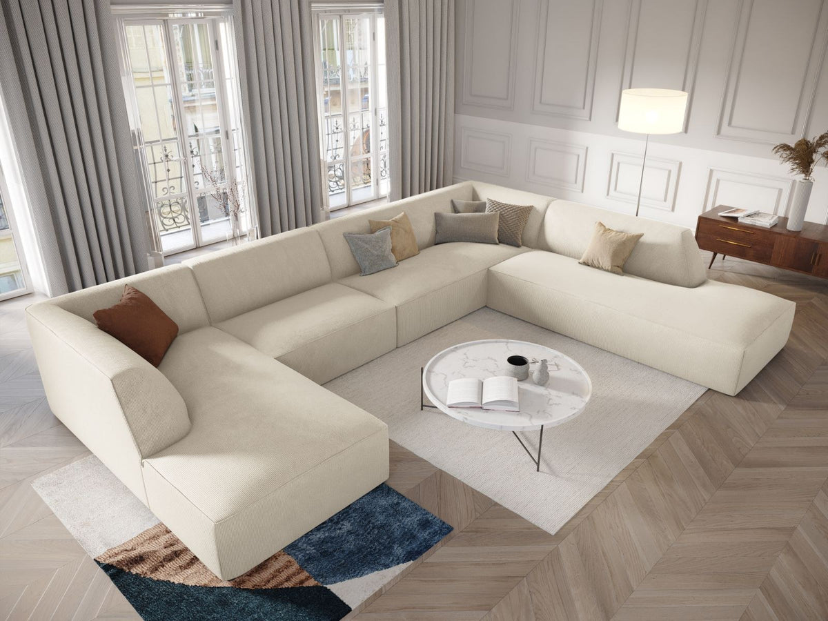 Siena Panorama-Ecksofa rechts 7-Sitzer 273cm von Cosmopolitan Design – Wohnbeispiel