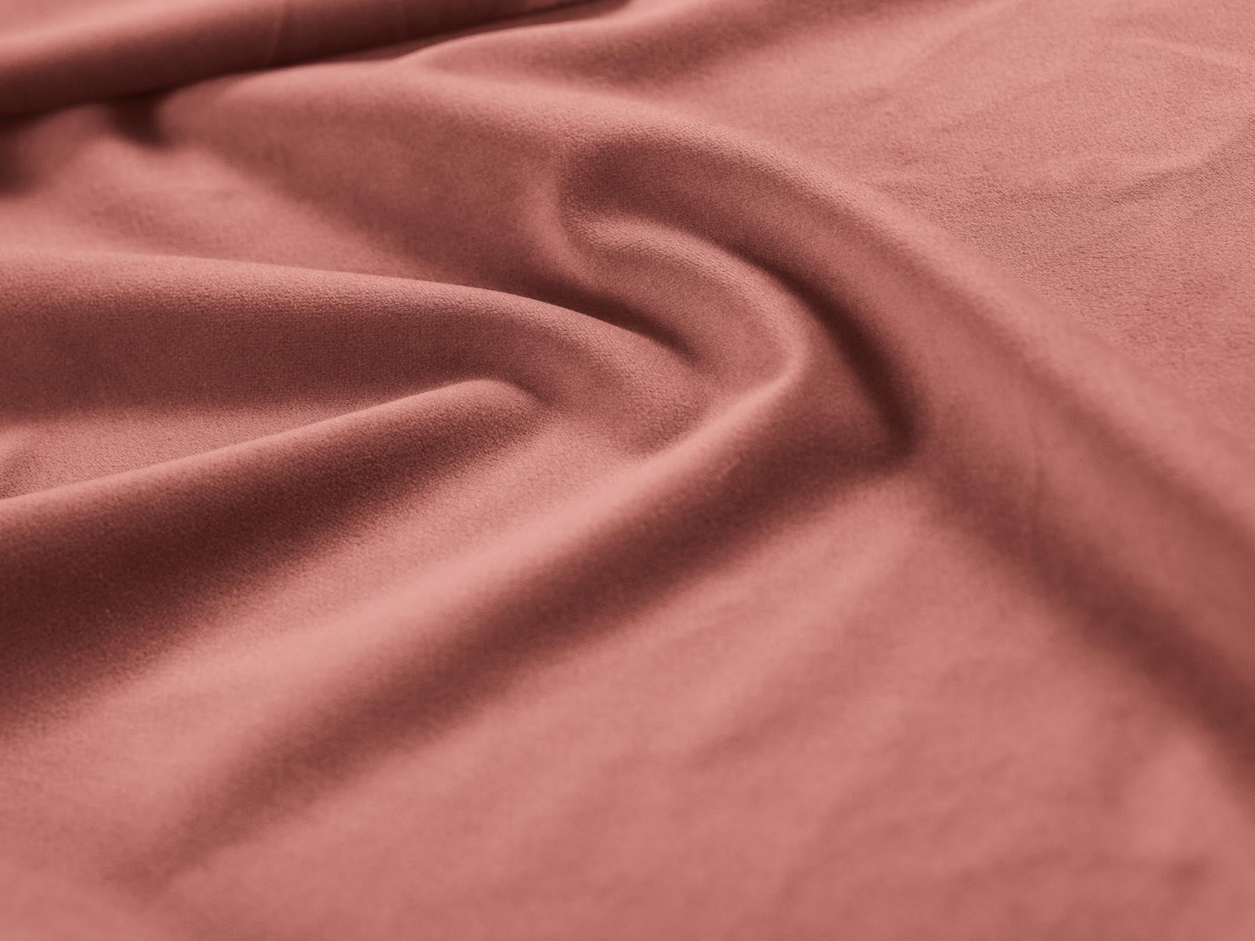 7-Sitzer Panoramic Ecksofa rechts Bali in Pink-Bluvel präsentiert im Onlineshop von KAQTU Design AG. Ecksofa rechts ist von Cosmopolitan Design