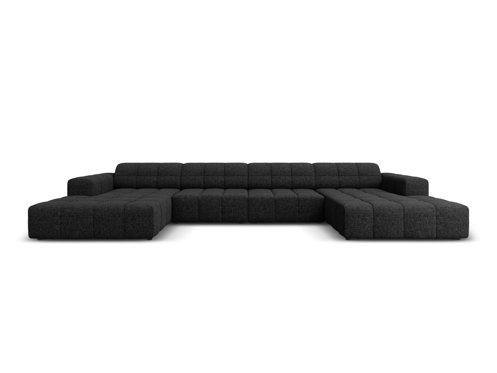 Chicago Panoramic Sofa 6 Sitzer 166cm in Black-Haga präsentiert im Onlineshop von KAQTU Design AG. 5er Sofa ist von Cosmopolitan Design