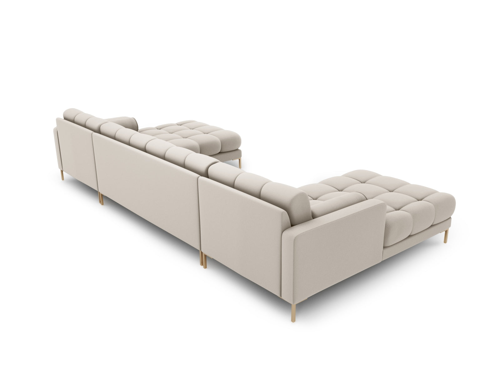 7-Sitzer Panoramic Sofa Bali in Beige-Neve präsentiert im Onlineshop von KAQTU Design AG. Ecksofa ist von Cosmopolitan Design