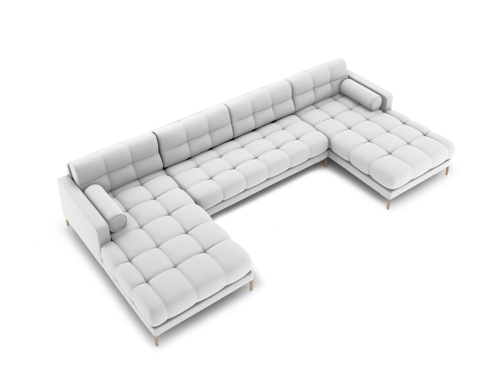 7-Sitzer Panoramic Sofa Bali in Light Grey-Neve präsentiert im Onlineshop von KAQTU Design AG. Ecksofa ist von Cosmopolitan Design