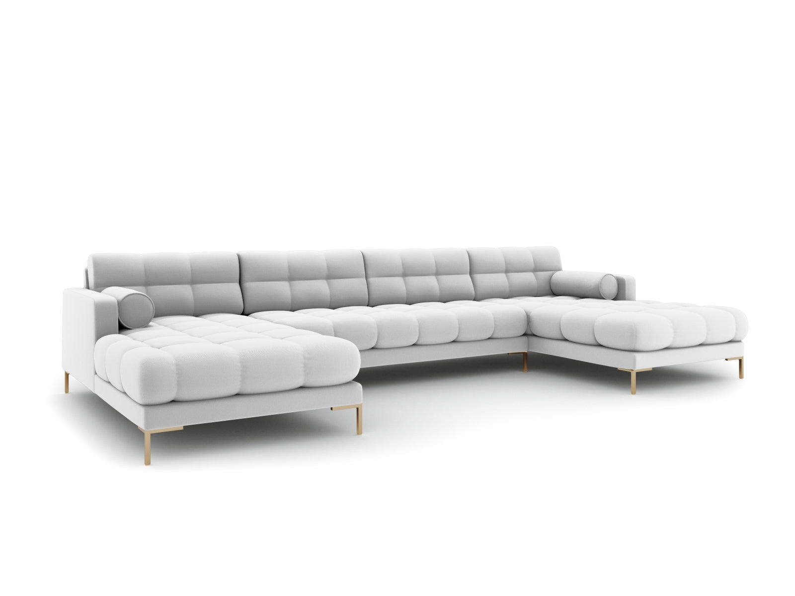 7-Sitzer Panoramic Sofa Bali in Light Grey-Neve präsentiert im Onlineshop von KAQTU Design AG. Ecksofa ist von Cosmopolitan Design