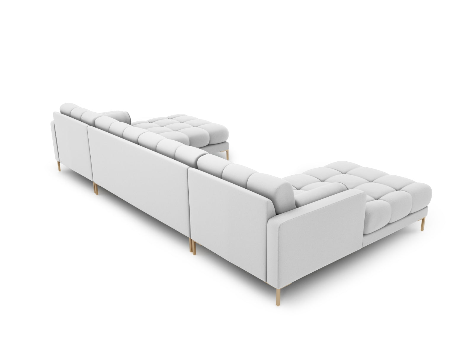 7-Sitzer Panoramic Sofa Bali in Light Grey-Neve präsentiert im Onlineshop von KAQTU Design AG. Ecksofa ist von Cosmopolitan Design