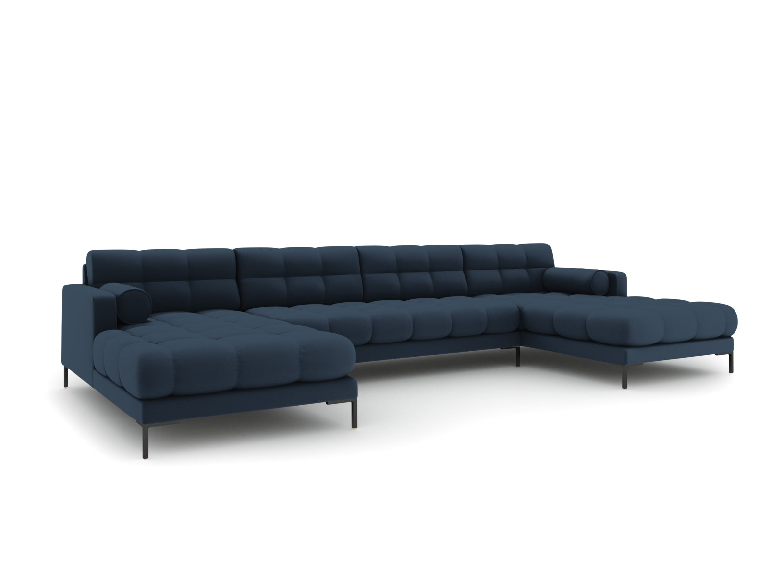 7-Sitzer Panoramic Sofa Bali in Blue-Neve präsentiert im Onlineshop von KAQTU Design AG. Ecksofa ist von Cosmopolitan Design