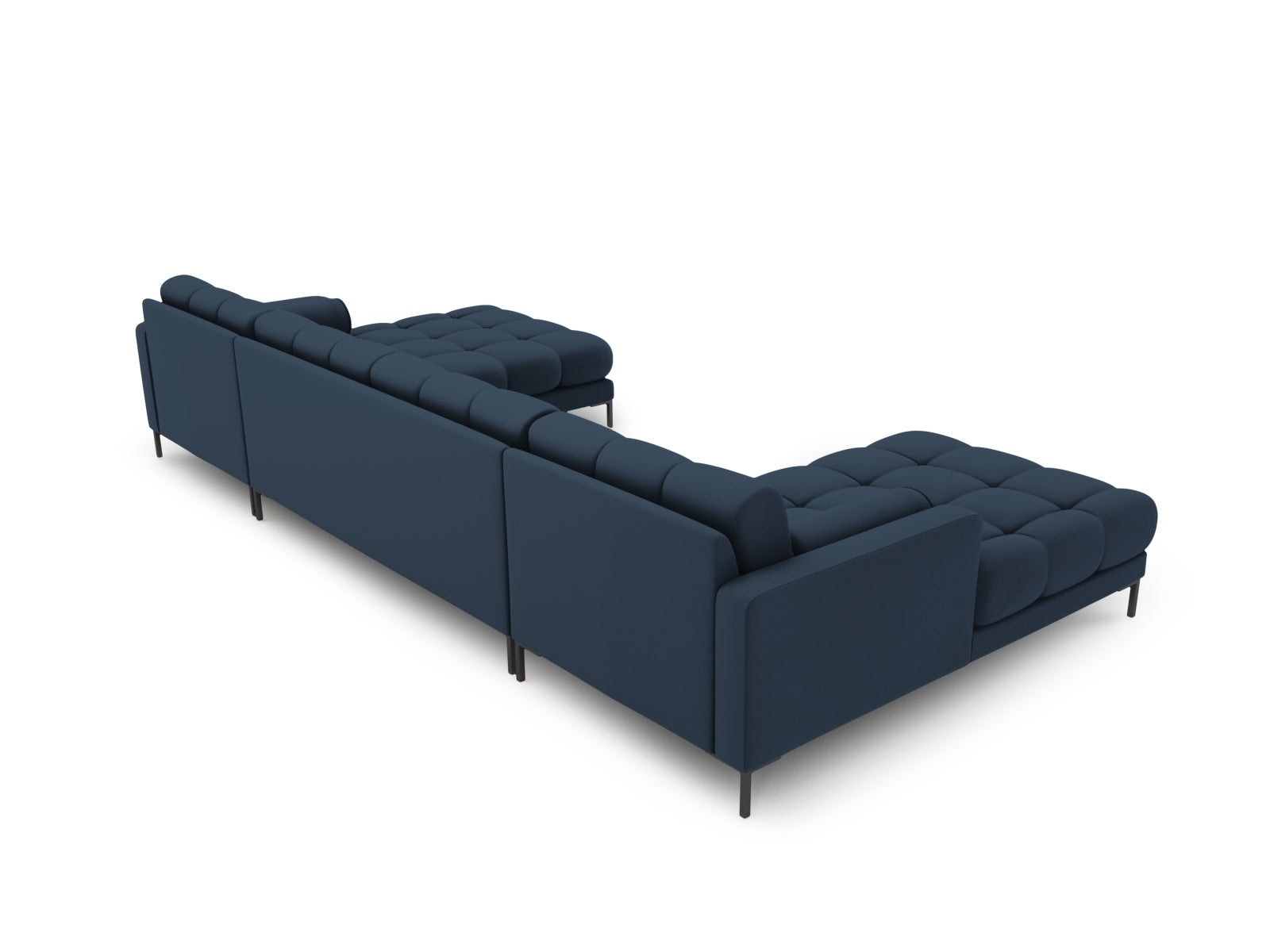 7-Sitzer Panoramic Sofa Bali in Blue-Neve präsentiert im Onlineshop von KAQTU Design AG. Ecksofa ist von Cosmopolitan Design