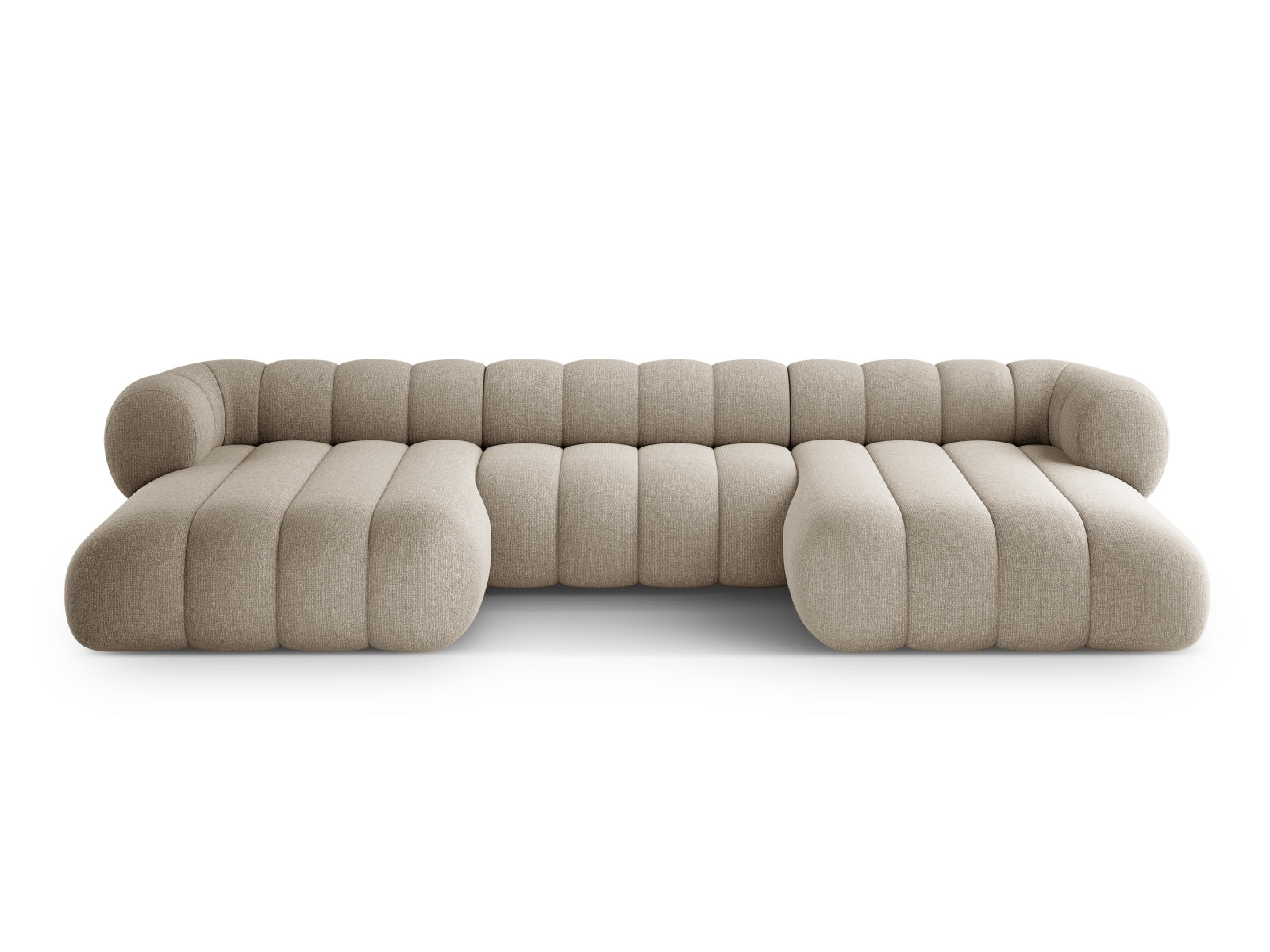 Koge Panoramic Sofa 6 Sitzer 165cm in Dark Beige-Eden präsentiert im Onlineshop von KAQTU Design AG. 5er Sofa ist von Cosmopolitan Design