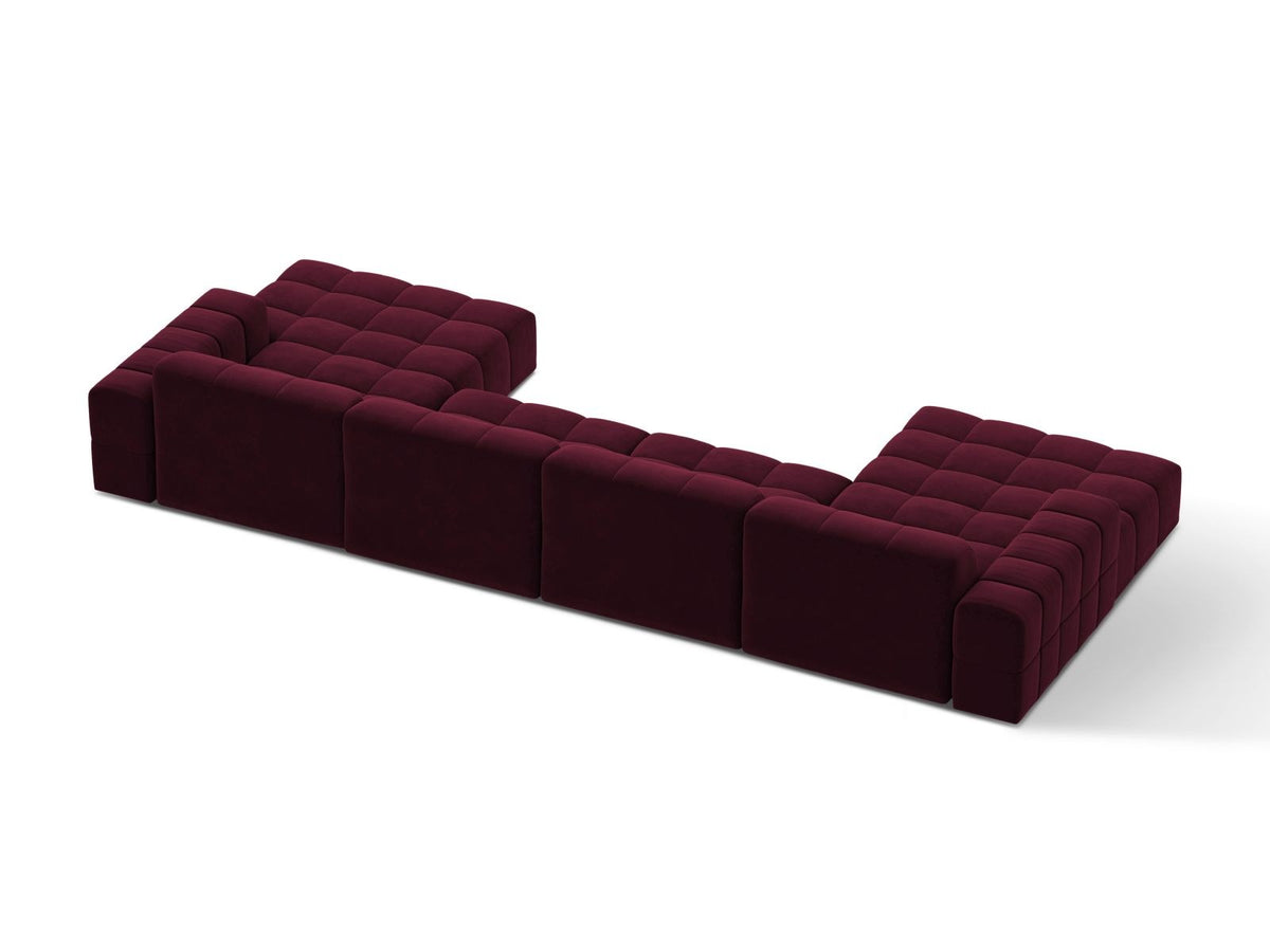 Chicago Velour Panoramic Sofa 6 Sitzer 166cm von Cosmopolitan Design – Ansicht 28