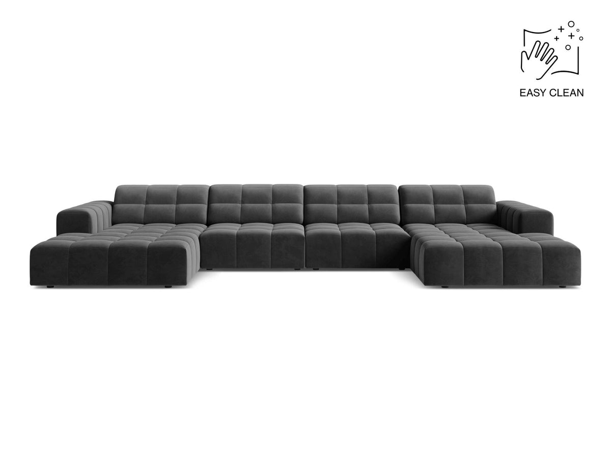 Chicago Velour Panoramic Sofa 6 Sitzer 166cm von Cosmopolitan Design – Ansicht 46