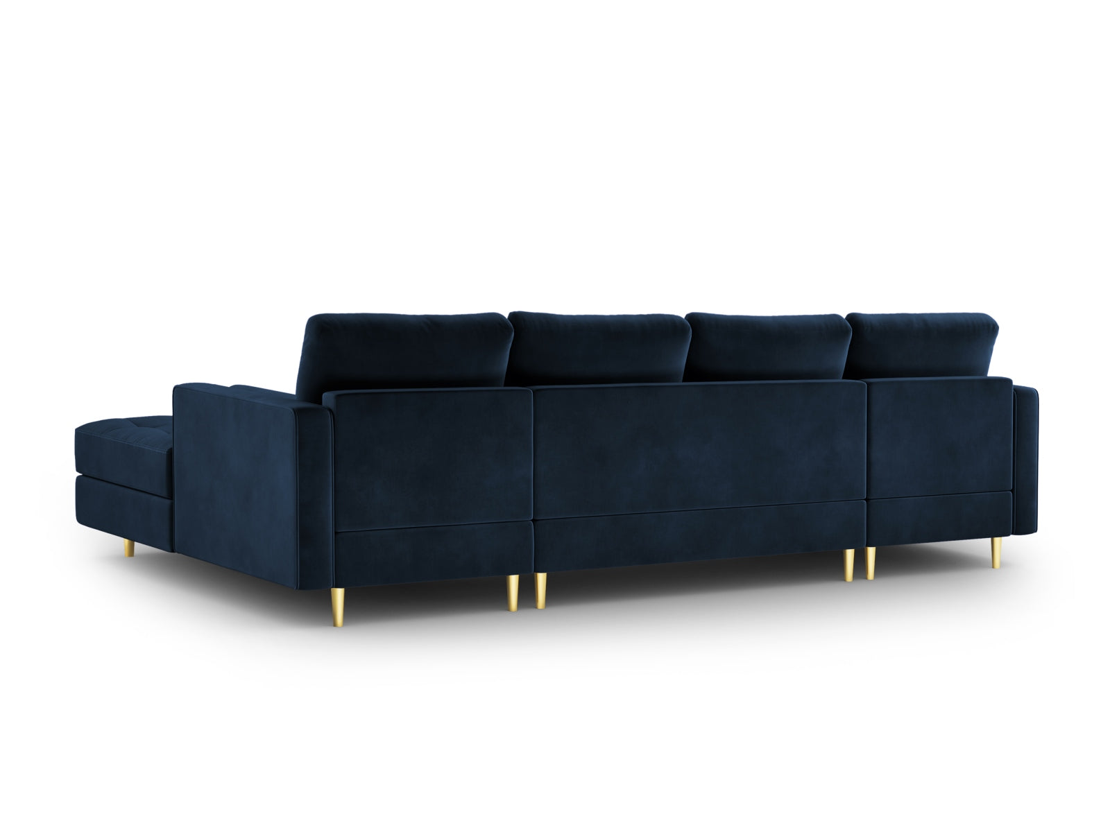 6-Sitzer Panoramic Sofa Aspen in Royal Blue-Salvador präsentiert im Onlineshop von KAQTU Design AG. Ecksofa ist von Cosmopolitan Design