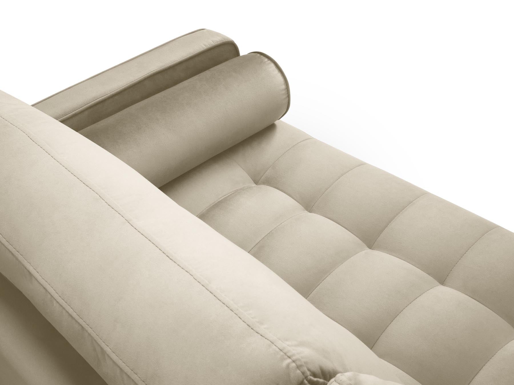 6-Sitzer Panoramic Sofa Aspen in Dark Beige-Salvador präsentiert im Onlineshop von KAQTU Design AG. Ecksofa ist von Cosmopolitan Design