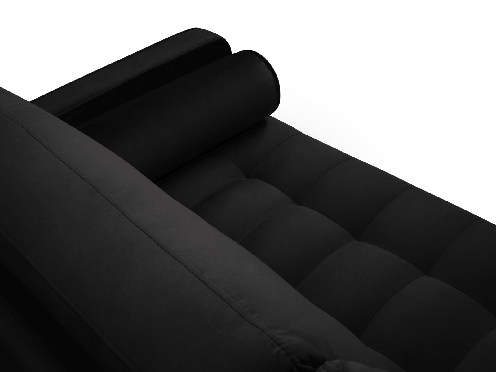 6-Sitzer Panoramic Sofa Aspen in Black-Salvador präsentiert im Onlineshop von KAQTU Design AG. Ecksofa ist von Cosmopolitan Design