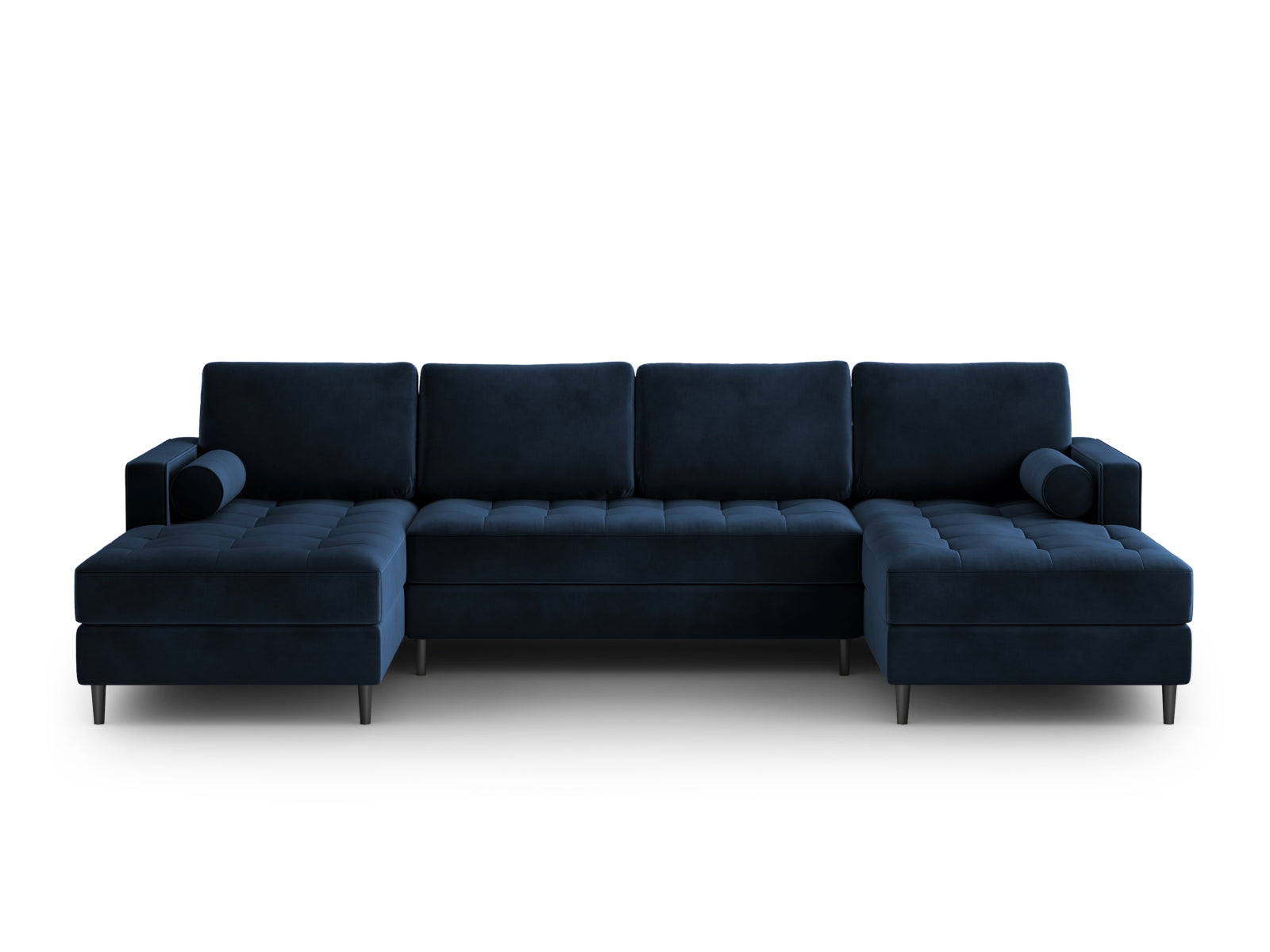 6-Sitzer Panoramic Sofa Aspen in Royal Blue-Salvador präsentiert im Onlineshop von KAQTU Design AG. Ecksofa ist von Cosmopolitan Design
