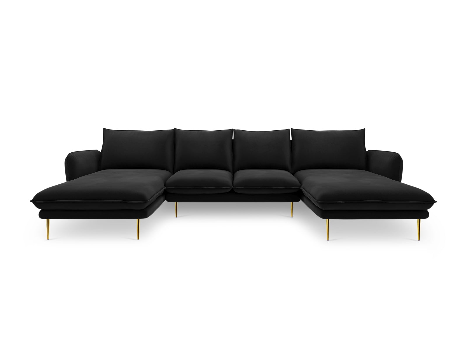 Erleben Sie das stilvolle Vienna Velour Panoramic Sofa für 6 Personen. Hochwertiger Veloursstoff und großzügige Sitzfläche für höchsten Komfort.