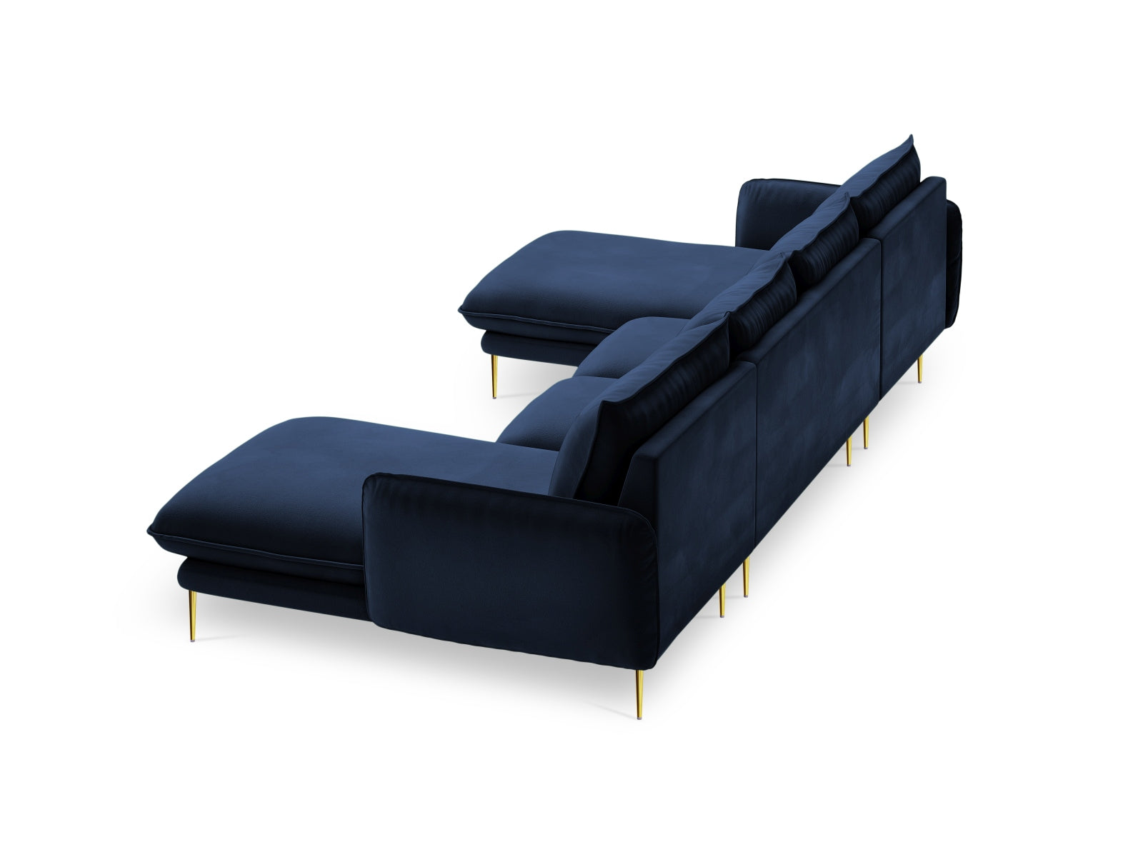 Erleben Sie das stilvolle Vienna Velour Panoramic Sofa für 6 Personen. Hochwertiger Veloursstoff und großzügige Sitzfläche für höchsten Komfort.