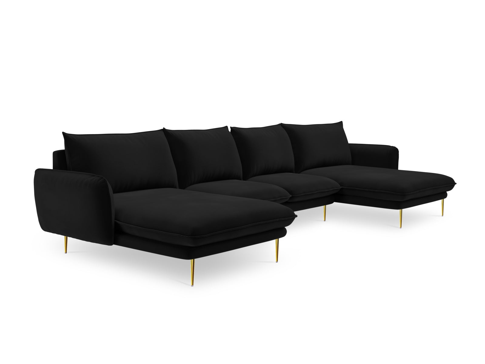 Erleben Sie das stilvolle Vienna Velour Panoramic Sofa für 6 Personen. Hochwertiger Veloursstoff und großzügige Sitzfläche für höchsten Komfort.
