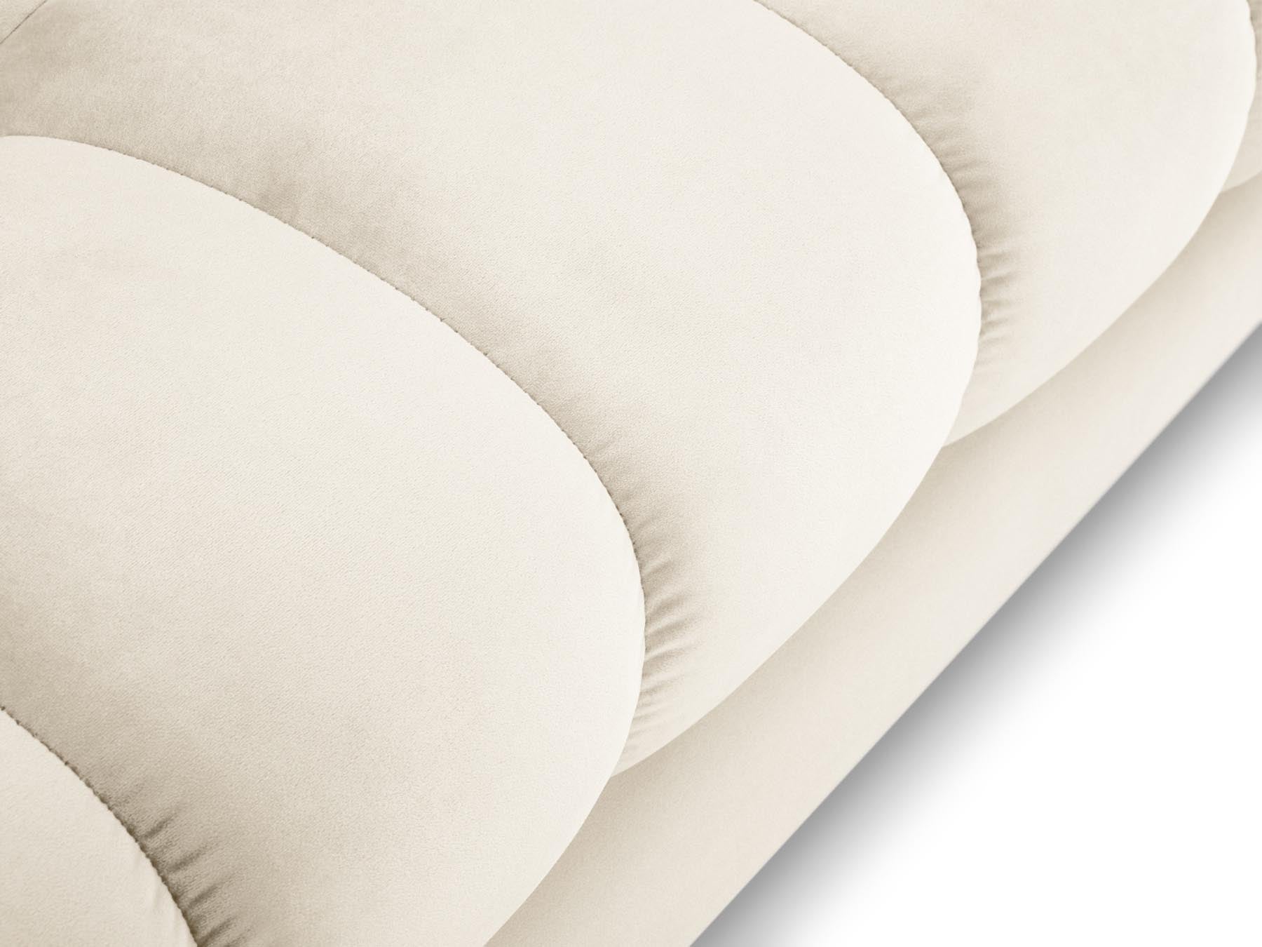 7-Sitzer Panoramic Sofa Bali in Light Beige-Bluvel präsentiert im Onlineshop von KAQTU Design AG. Ecksofa ist von Cosmopolitan Design