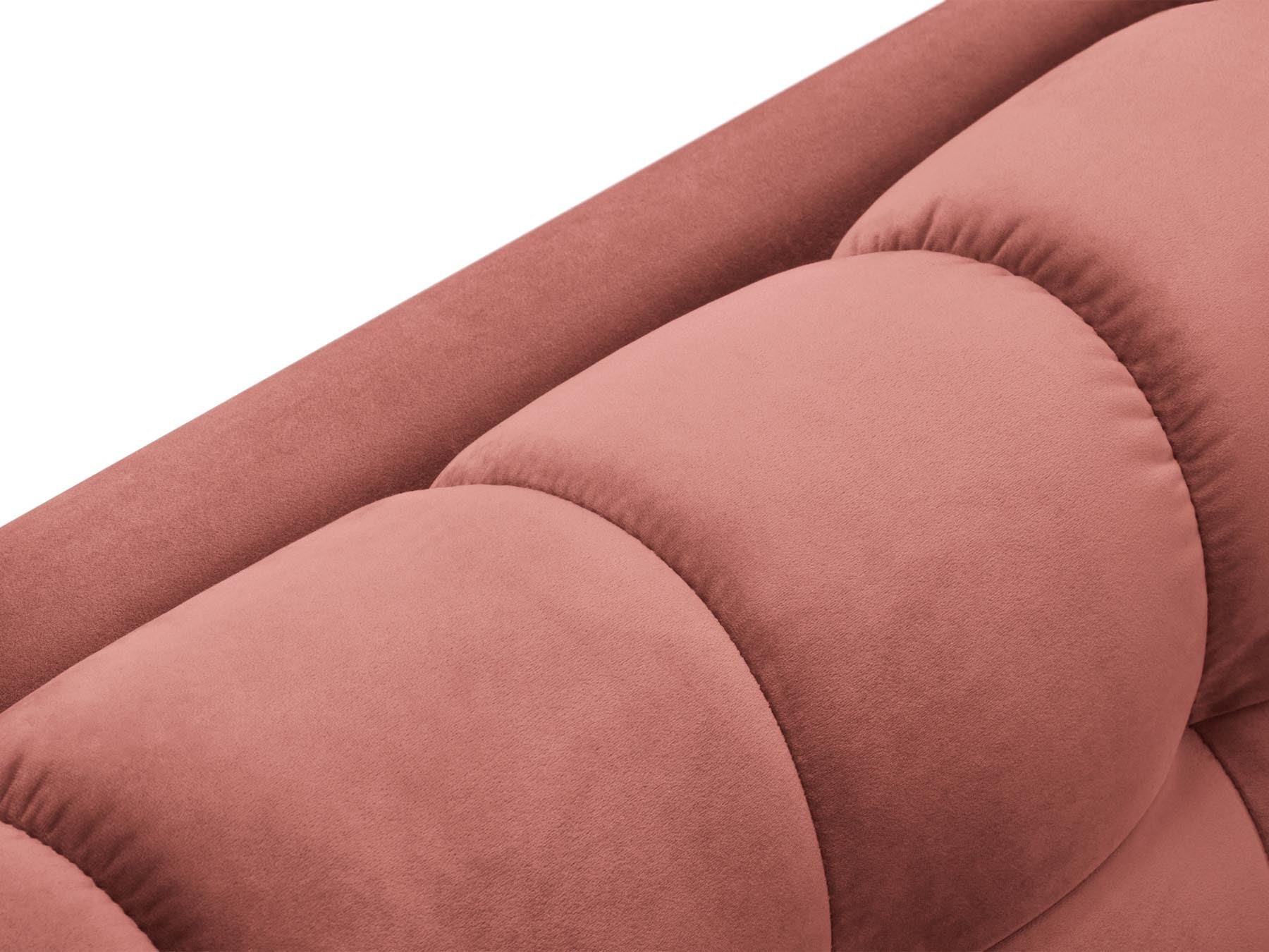 7-Sitzer Panoramic Sofa Bali in Pink-Bluvel präsentiert im Onlineshop von KAQTU Design AG. Ecksofa ist von Cosmopolitan Design