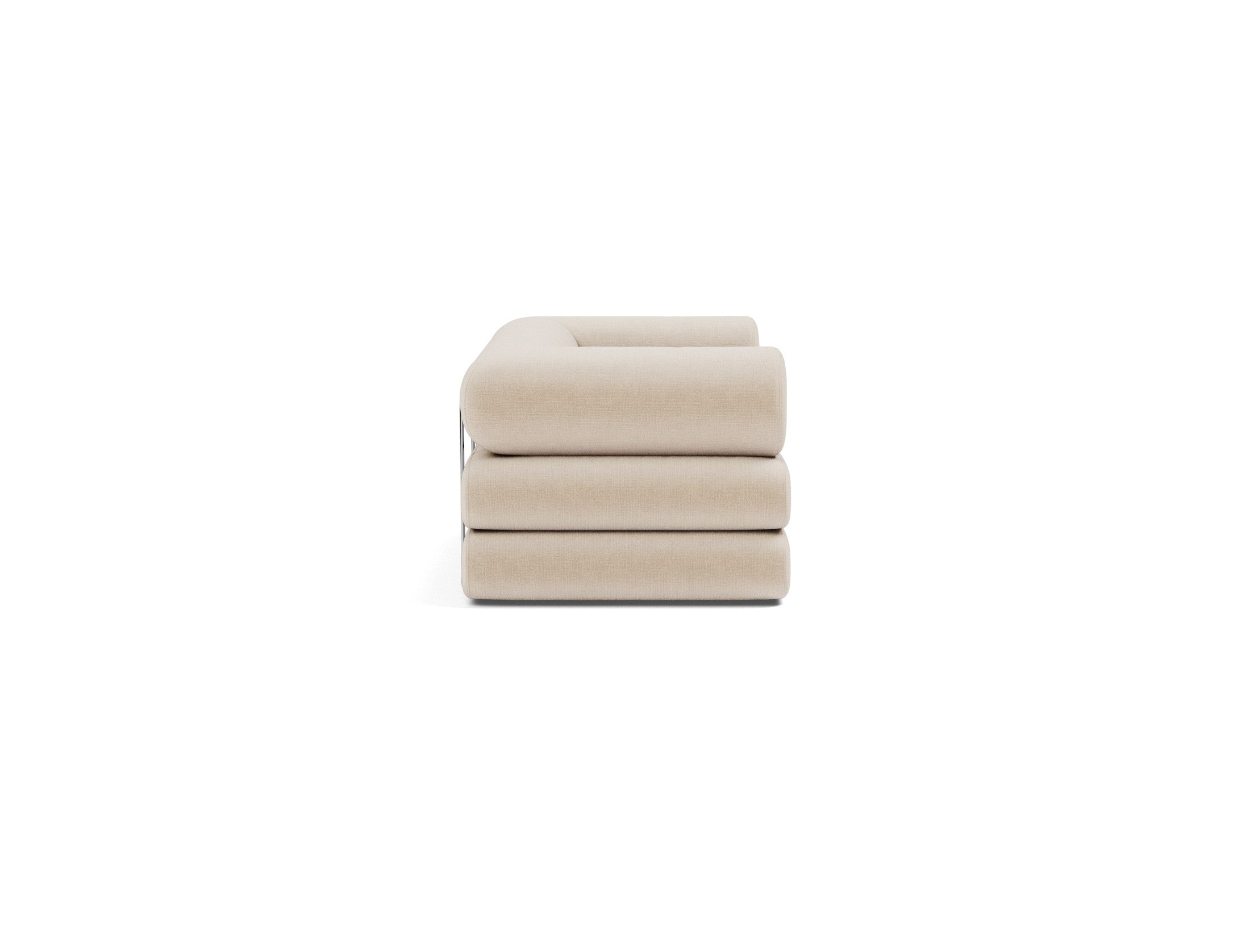 Circlus Tagesbett L-Shaped Armlehnen in 410 Esina Almond präsentiert im Onlineshop von KAQTU Design AG. Bettsofa ist von Innovation Living