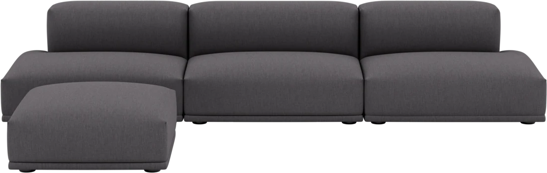 Connect 4er Sofa in Combo 1: Vancouver 13 präsentiert im Onlineshop von KAQTU Design AG. 4er Sofa ist von Muuto