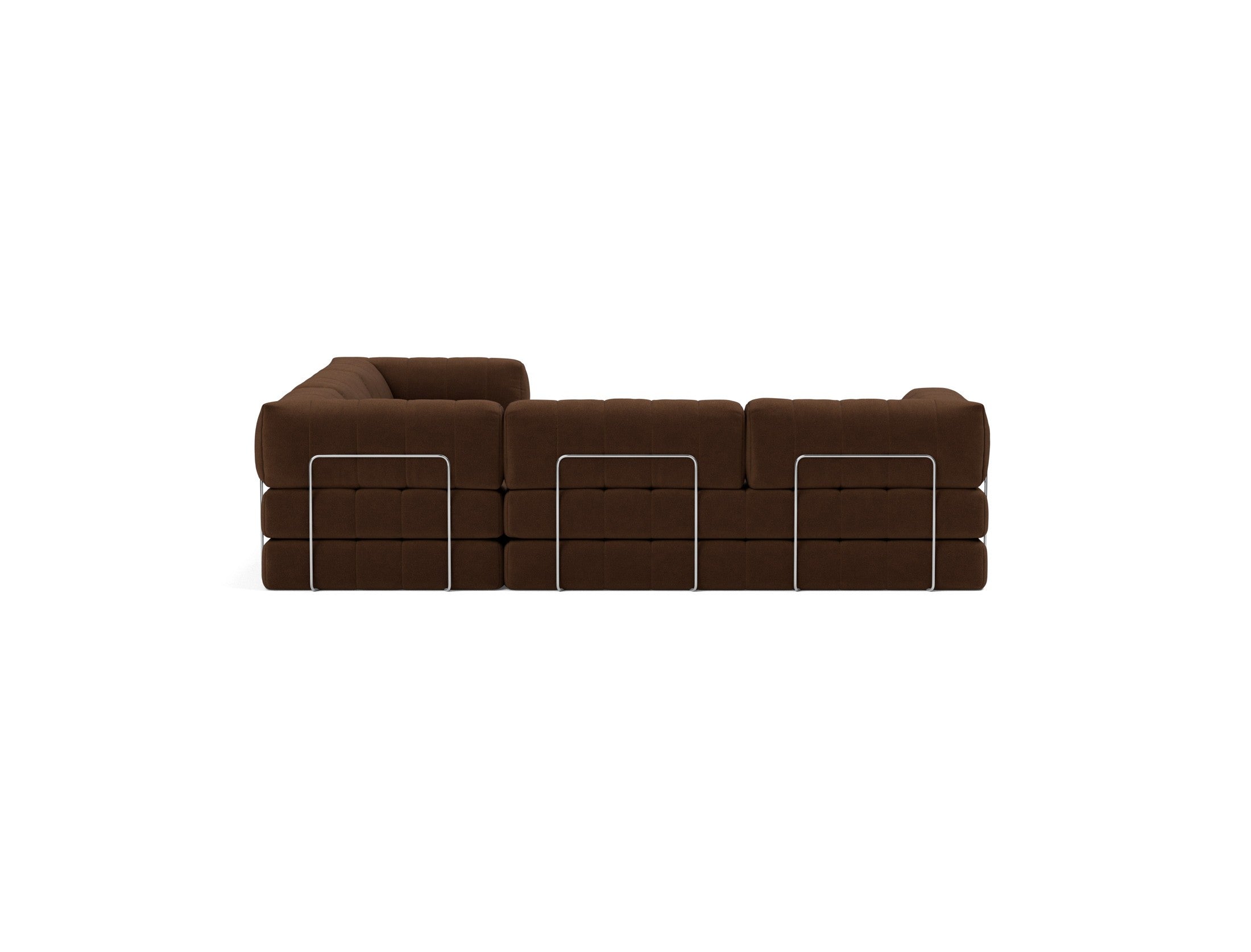 CozyPad Schlafsofa Ecksofa mit Armlehnen in 359 Taura Cappuccino präsentiert im Onlineshop von KAQTU Design AG. Bettsofa ist von Innovation Living