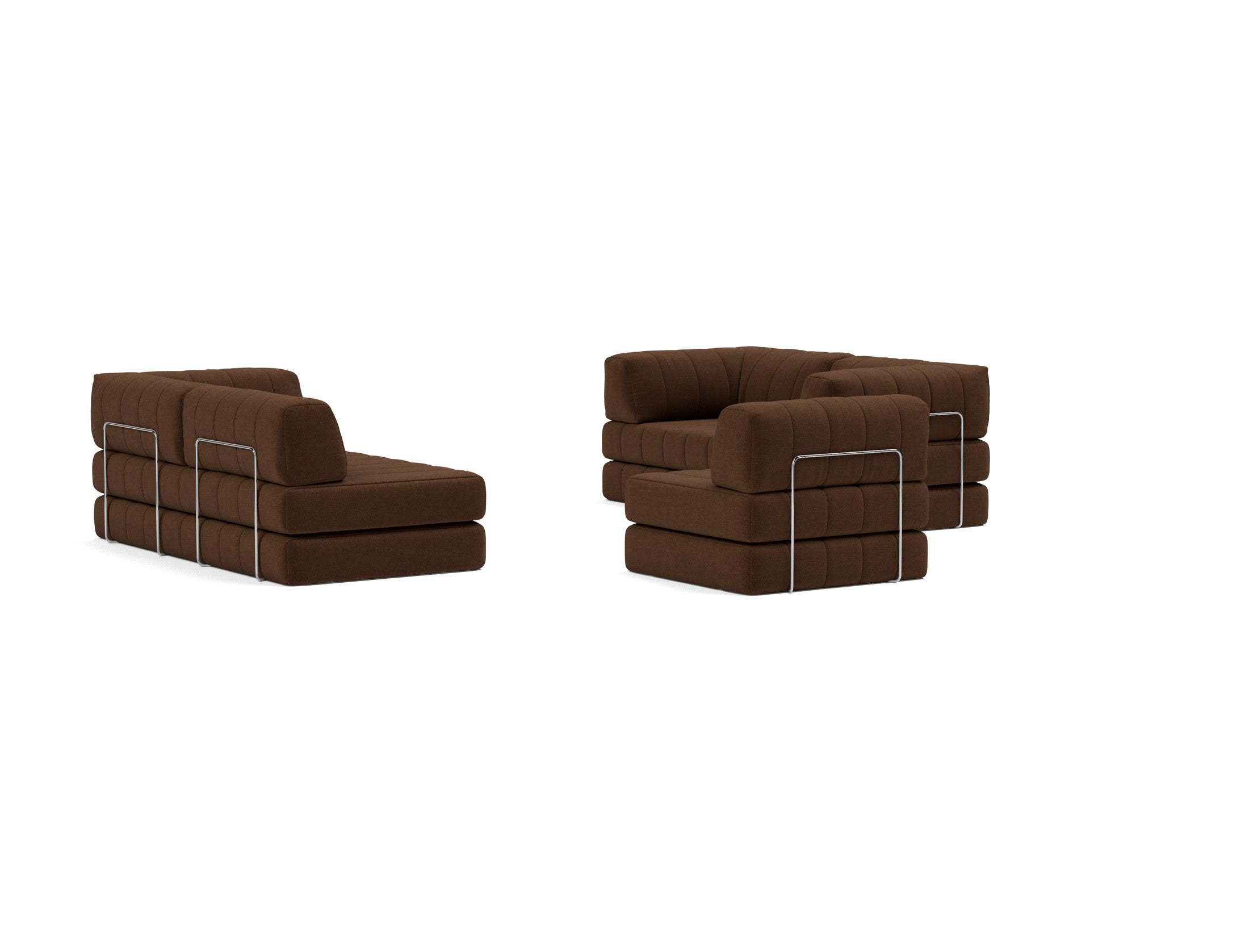 CozyPad Schlafsofa Ecksofa mit Armlehnen in 359 Taura Cappuccino präsentiert im Onlineshop von KAQTU Design AG. Bettsofa ist von Innovation Living