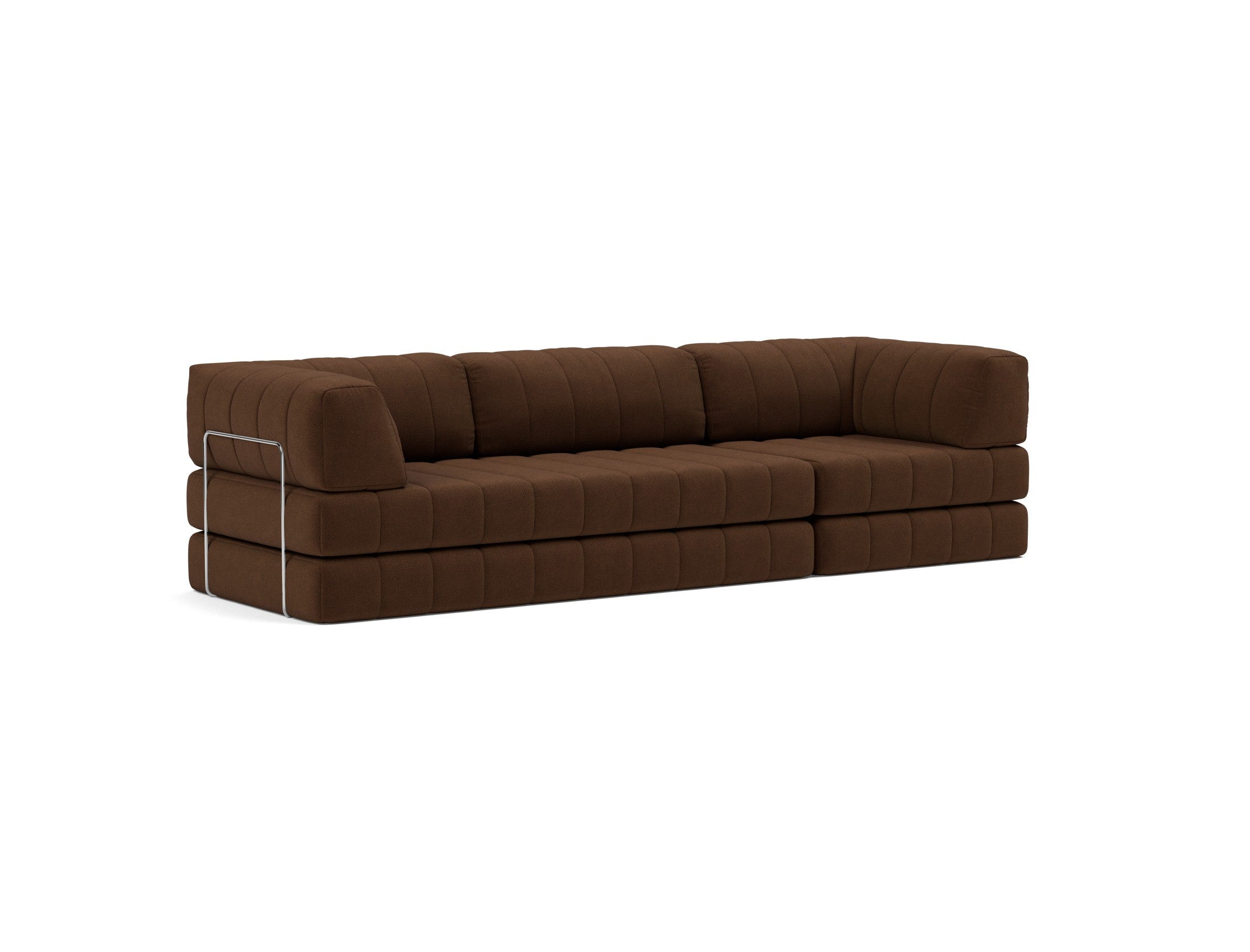 CozyPad Schlafsofa Grand mit Armlehnen in 359 Taura Cappuccino präsentiert im Onlineshop von KAQTU Design AG. Bettsofa ist von Innovation Living