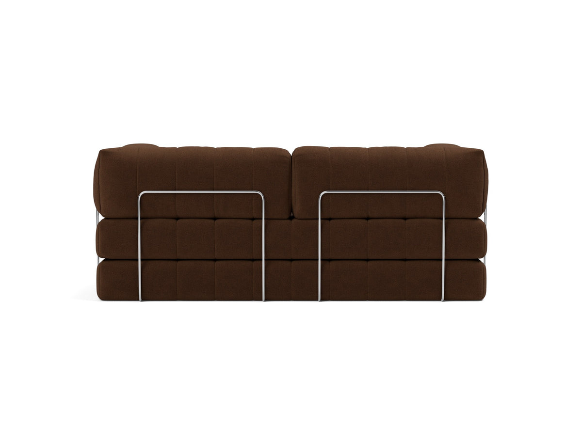 CozyPad Schlafsofa mit Armlehnen in 359 Taura Cappuccino präsentiert im Onlineshop von KAQTU Design AG. Bettsofa ist von Innovation Living