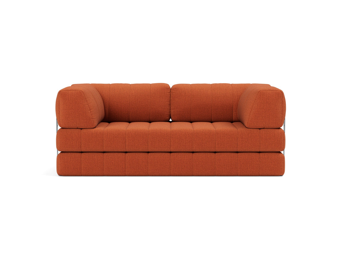 CozyPad Schlafsofa mit Armlehnen in 412 Esina Rust Orange präsentiert im Onlineshop von KAQTU Design AG. Bettsofa ist von Innovation Living