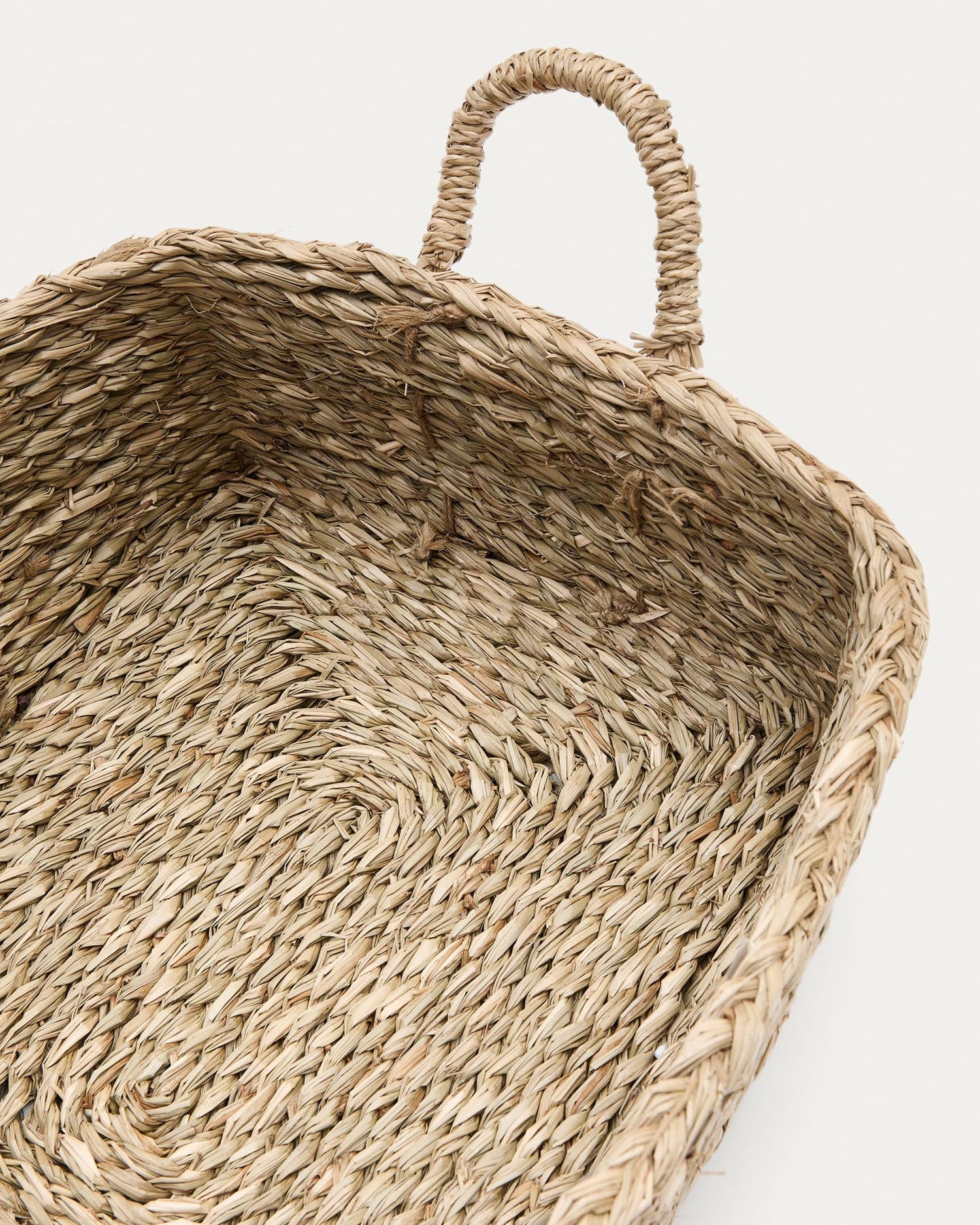 Milly set of 2 natural fiber baskets 32 x 20 cm / 34 x 24 cm