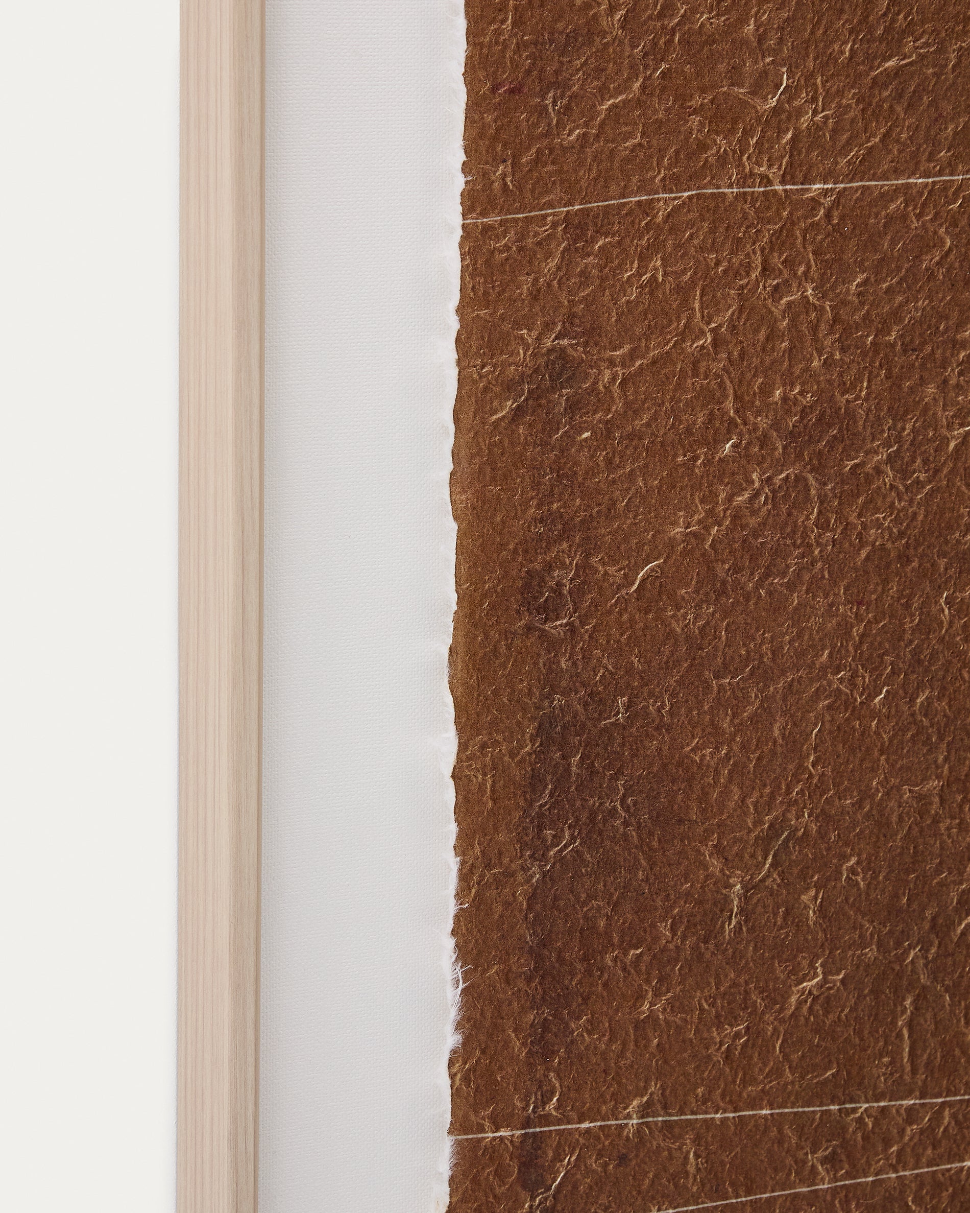 Bild Durkan aus Recyclingpapier braun 50 x 70 cm in Braun präsentiert im Onlineshop von KAQTU Design AG. Bild ist von Kave Home