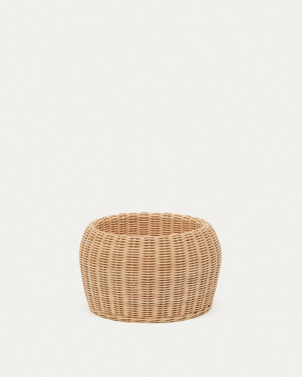 Rattanvase Zilna, 19 cm in Natur präsentiert im Onlineshop von KAQTU Design AG. Vase ist von Kave Home