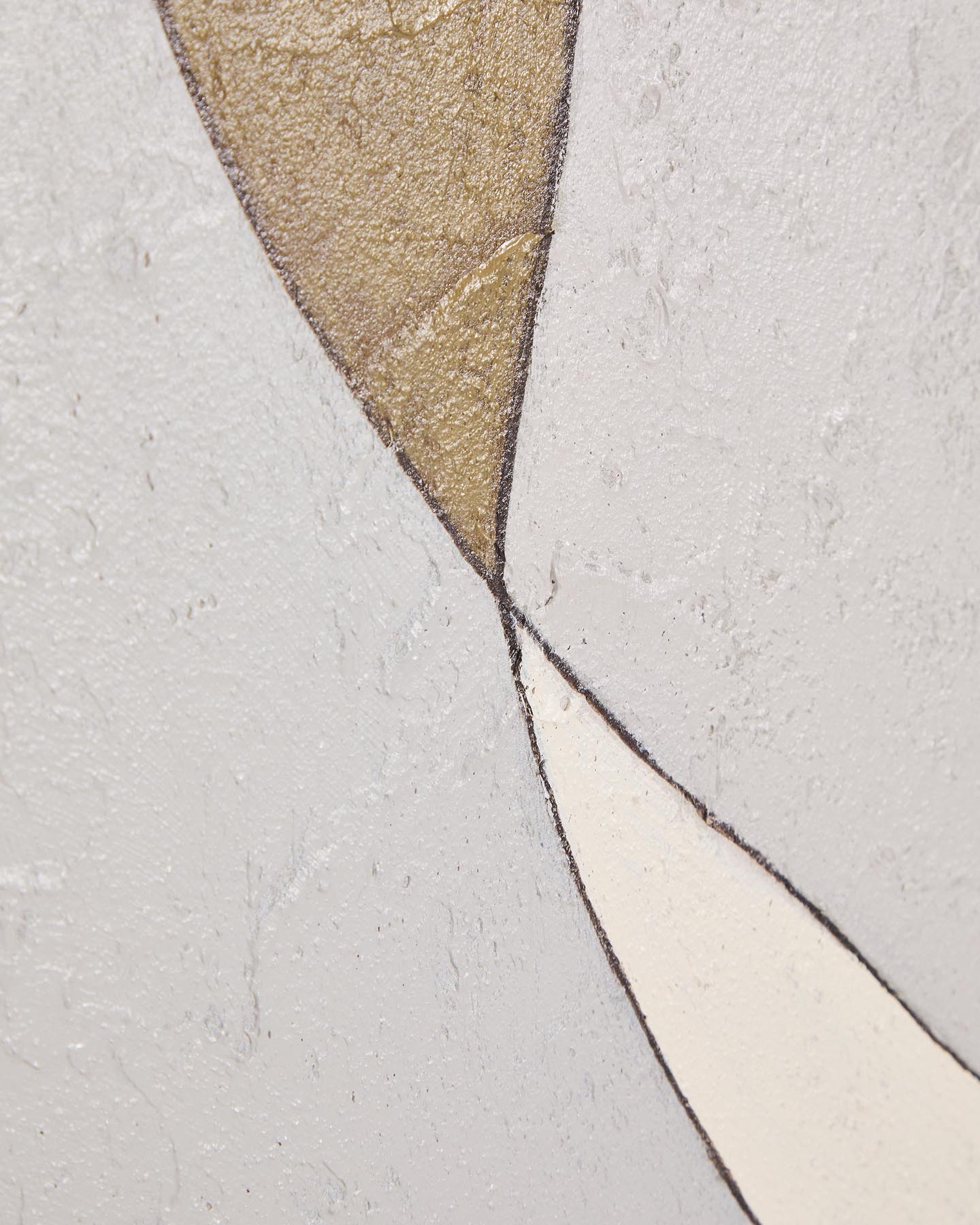 Abstrakte Leinwand Marvilo, Grau und Senfgelb, 80 x 100 cm in Mehrfarbig präsentiert im Onlineshop von KAQTU Design AG. Bild ist von Kave Home